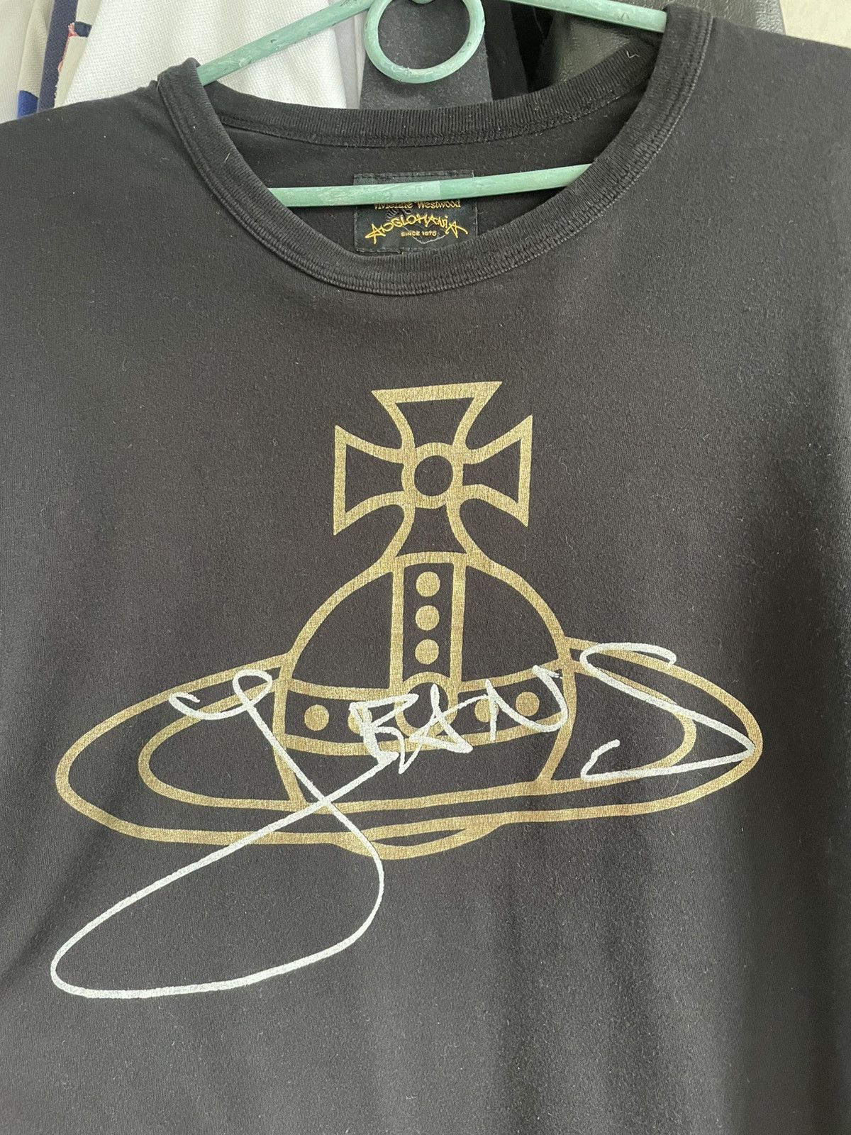 Vivienne Westwood Vivienne Westwood Anglomania Orb Print Tee T-Shirt Big Logo Size US M / EU 48-50 / 2 - 2 Thumbnail