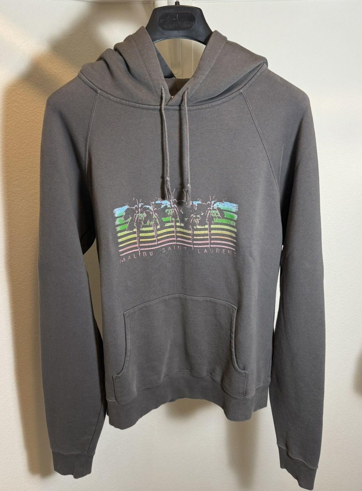 Saint Laurent Paris Saint Laurent Paris Malibu SS19 Palm Print Hoodie Size US L / EU 52-54 / 3 - 1 Thumbnail