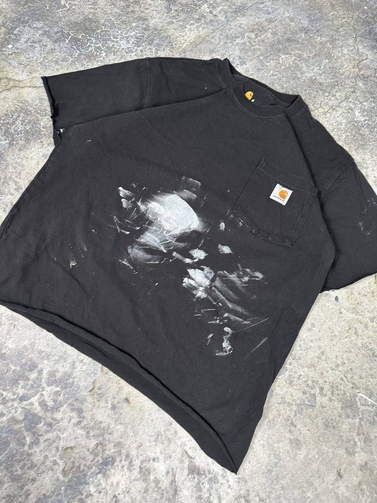 Carhartt × Vintage Vintage Carhartt Distressed Pocket Tee Size US M / EU 48-50 / 2 - 2 Thumbnail