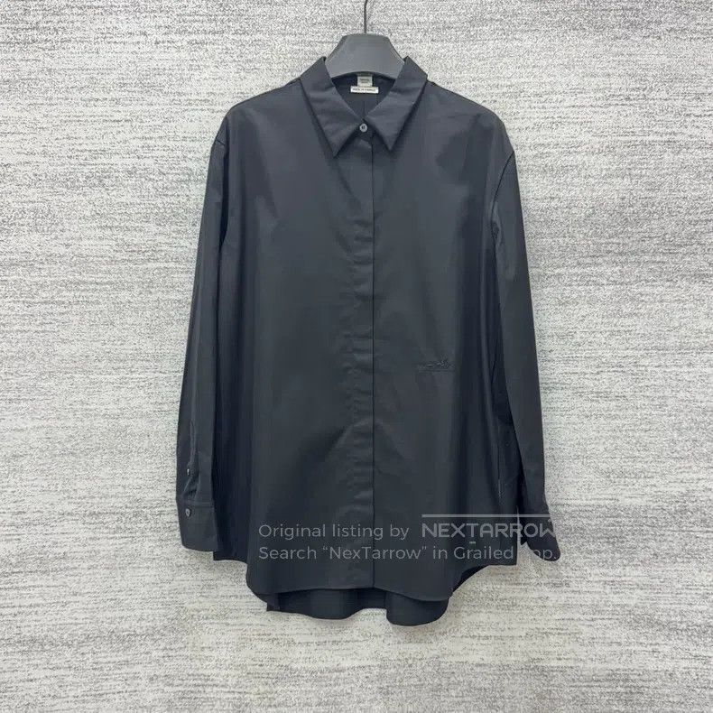 Hermes Hermes Black Shirt Size S / US 4 / IT 40 - 1 Thumbnail