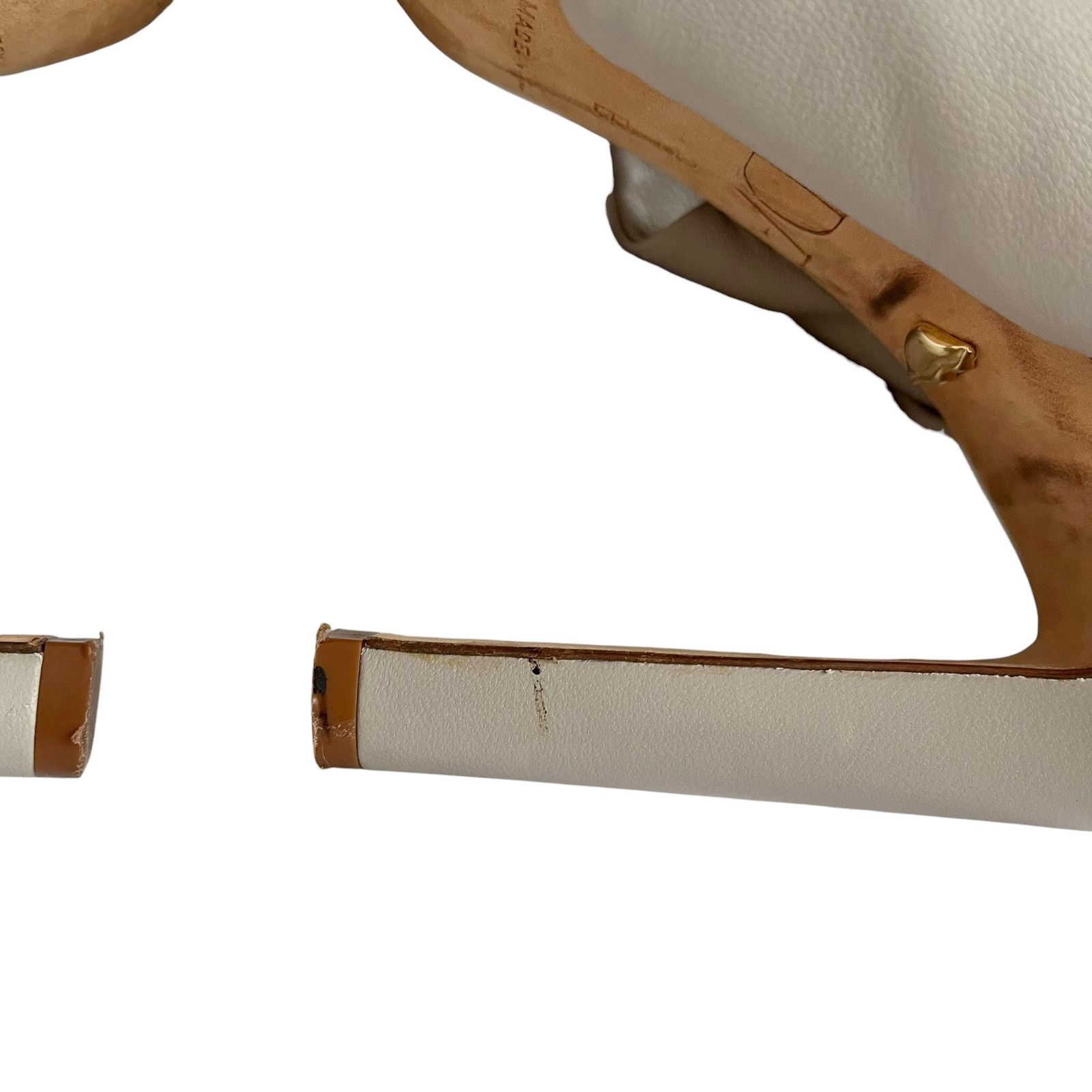 Diane von Furstenberg Diane Von Furstenberg Jacey Leather Slingback Sandals Heels Size US 7 / IT 37 - 8 Thumbnail