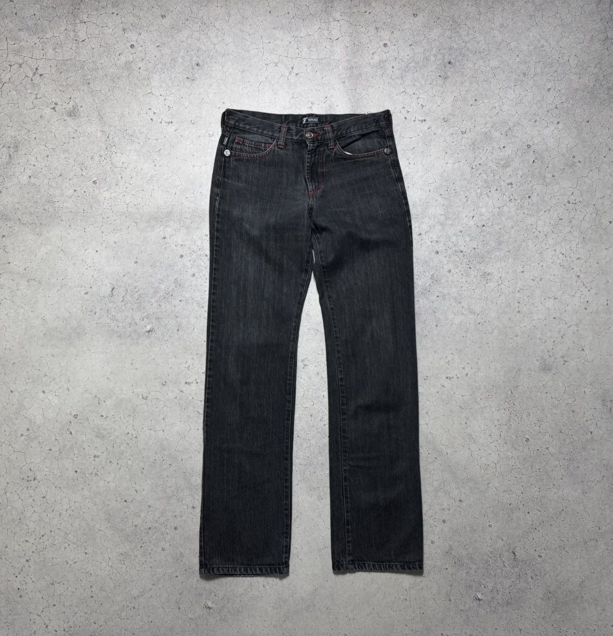 Versace Jeans Couture Versace Jeans Couture Grey Denim Jeans Size 30 Size US 30 / EU 46 - 2 Thumbnail