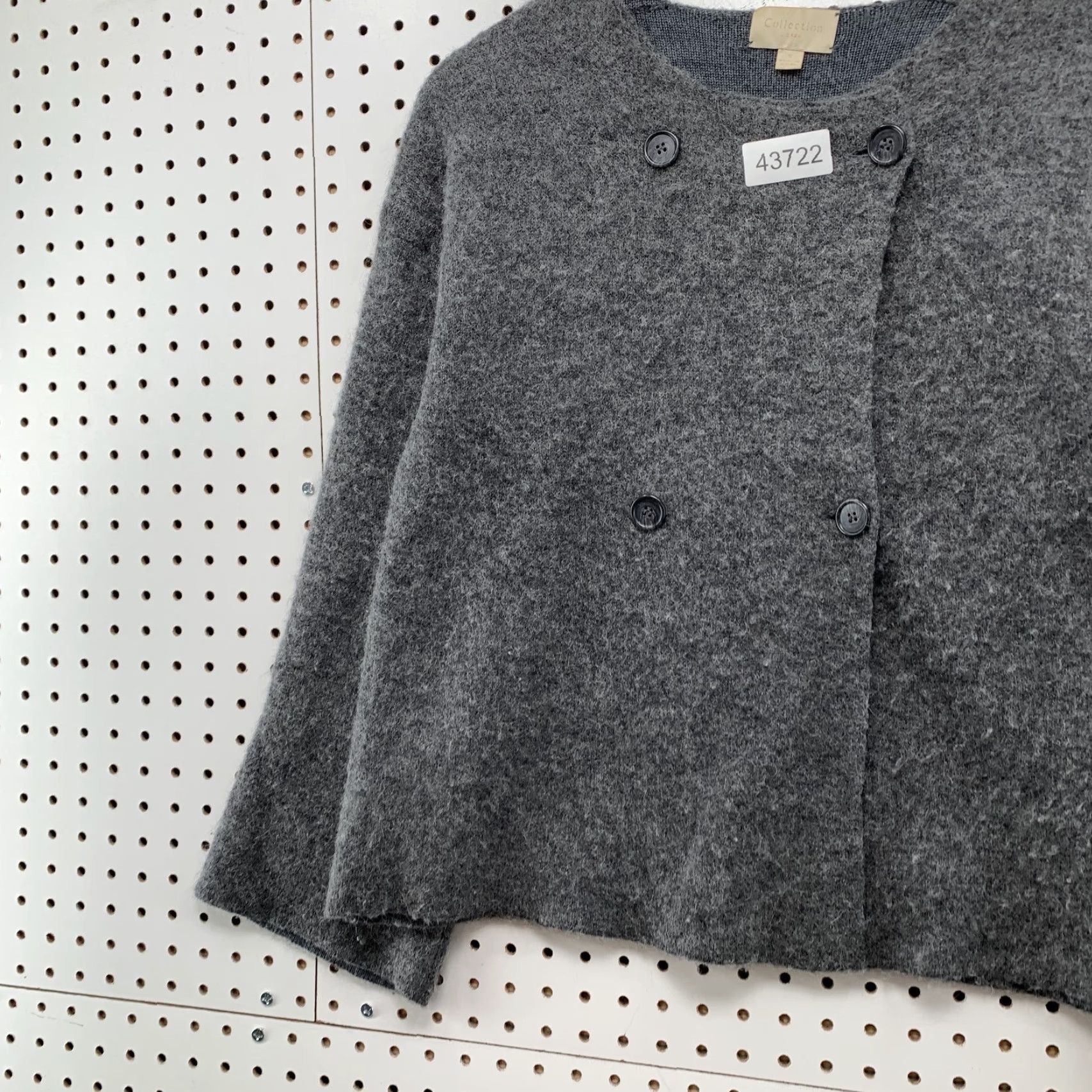 J.Crew J.CREW Wool Alpaca Blend Cardigan Gray Cardigan Womens Small Button Up Collection Wool Alpaca Blend Gray Cardigan Womens Small Button Up JCrew Size S / US 4 / IT 40 - 2 Thumbnail