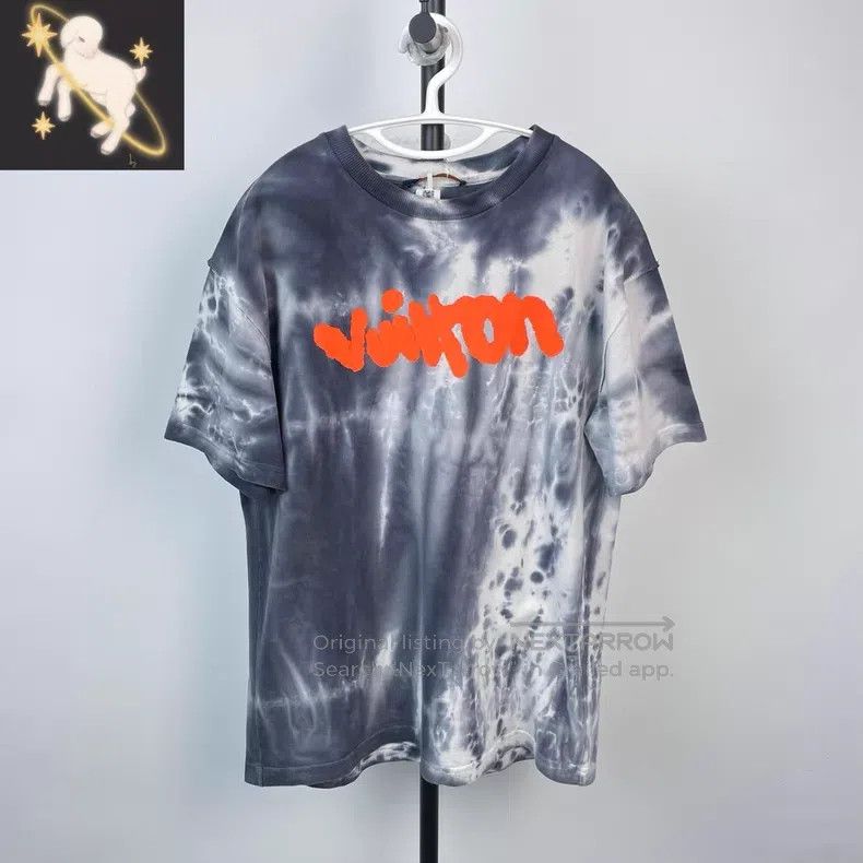 Louis Vuitton Louis Vuitton Black and white tie-dye doodle letter short Size US M / EU 48-50 / 2 - 1 Thumbnail