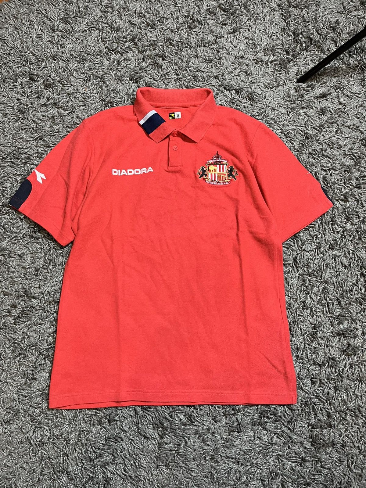 Diadora DIADORA SUNDERLAND TRAINING COTTON FOOTBALL JERSEY Size US S / EU 44-46 / 1 - 1 Thumbnail