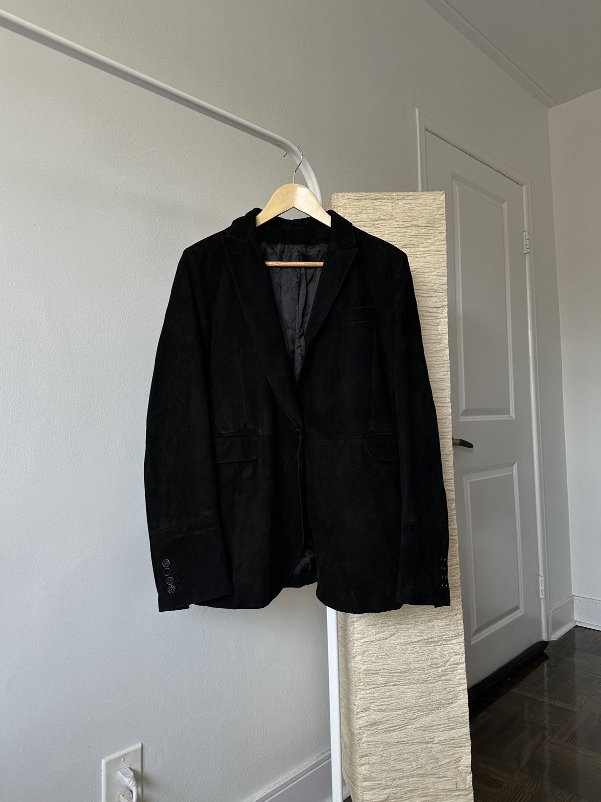 Costume National Costume National Men’s Suede Sport Jacket Blazer CNC Black Size US S / EU 44-46 / 1 - 1 Thumbnail