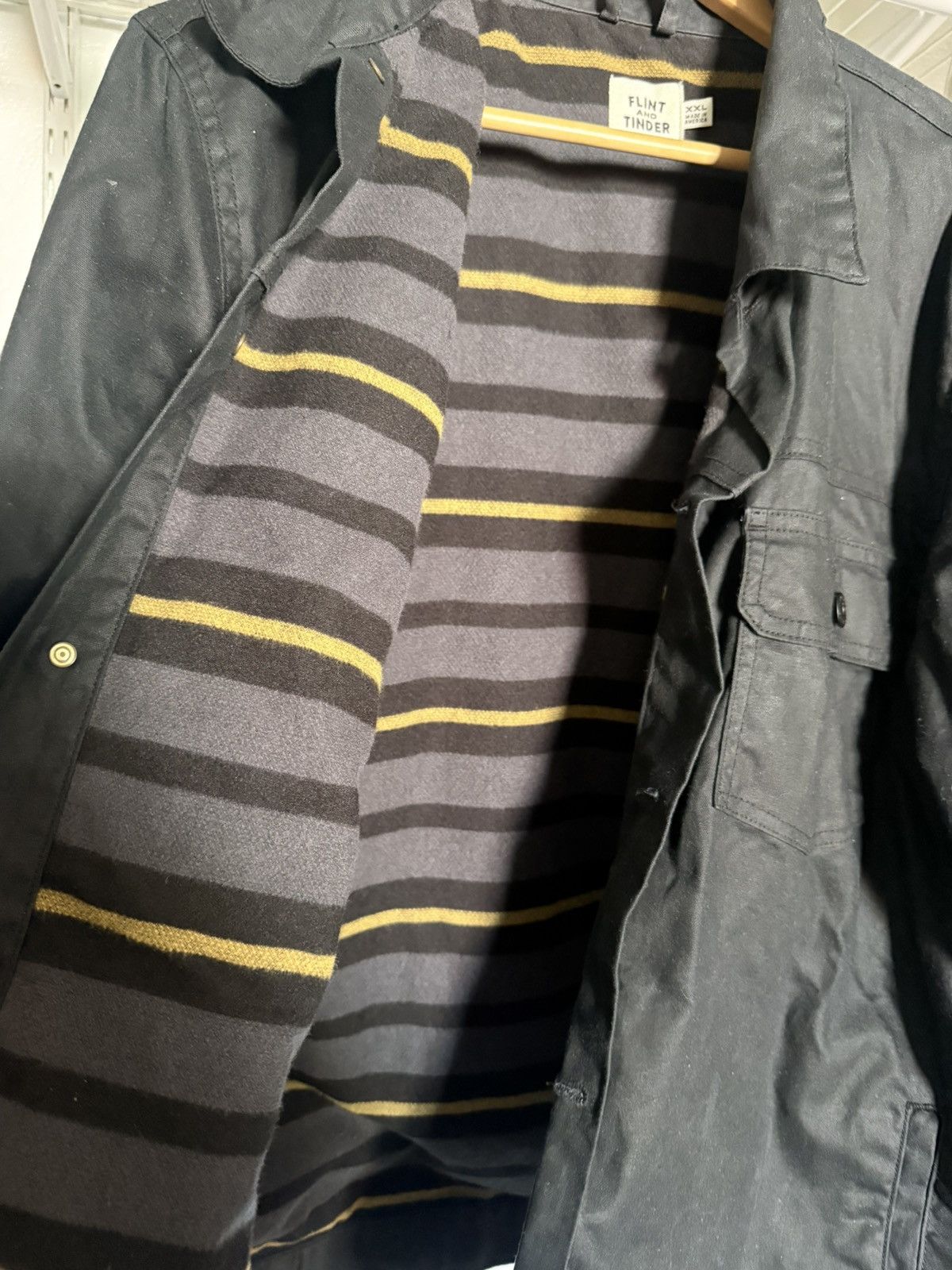 Flint And Tinder Waxed trucker jacket Size US XXL / EU 58 / 5 - 3 Thumbnail