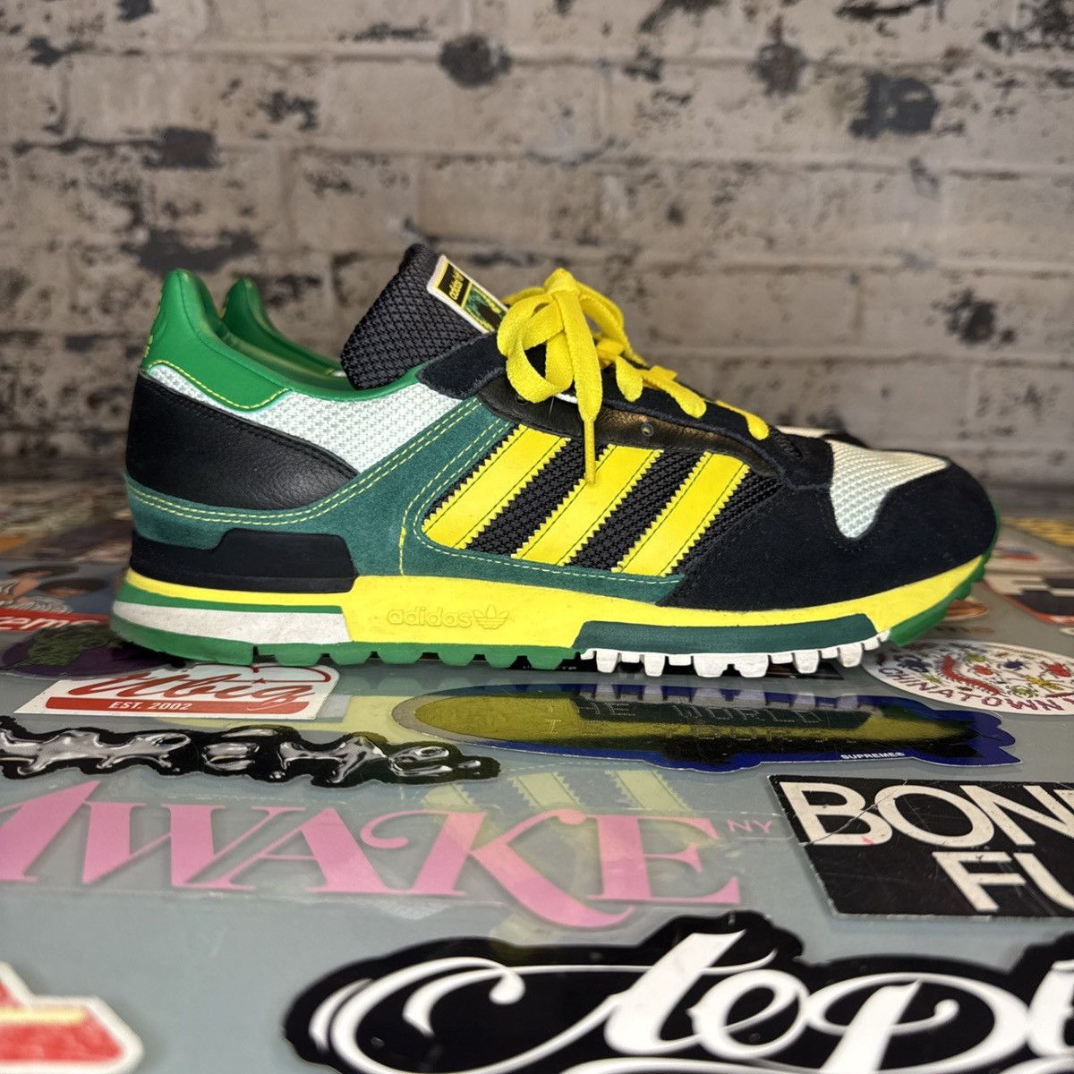 Adidas Adidas ZX600 CLAW Sz 9 Black, Green, Yellow No Box Size US 9 / EU 42 - 3 Thumbnail