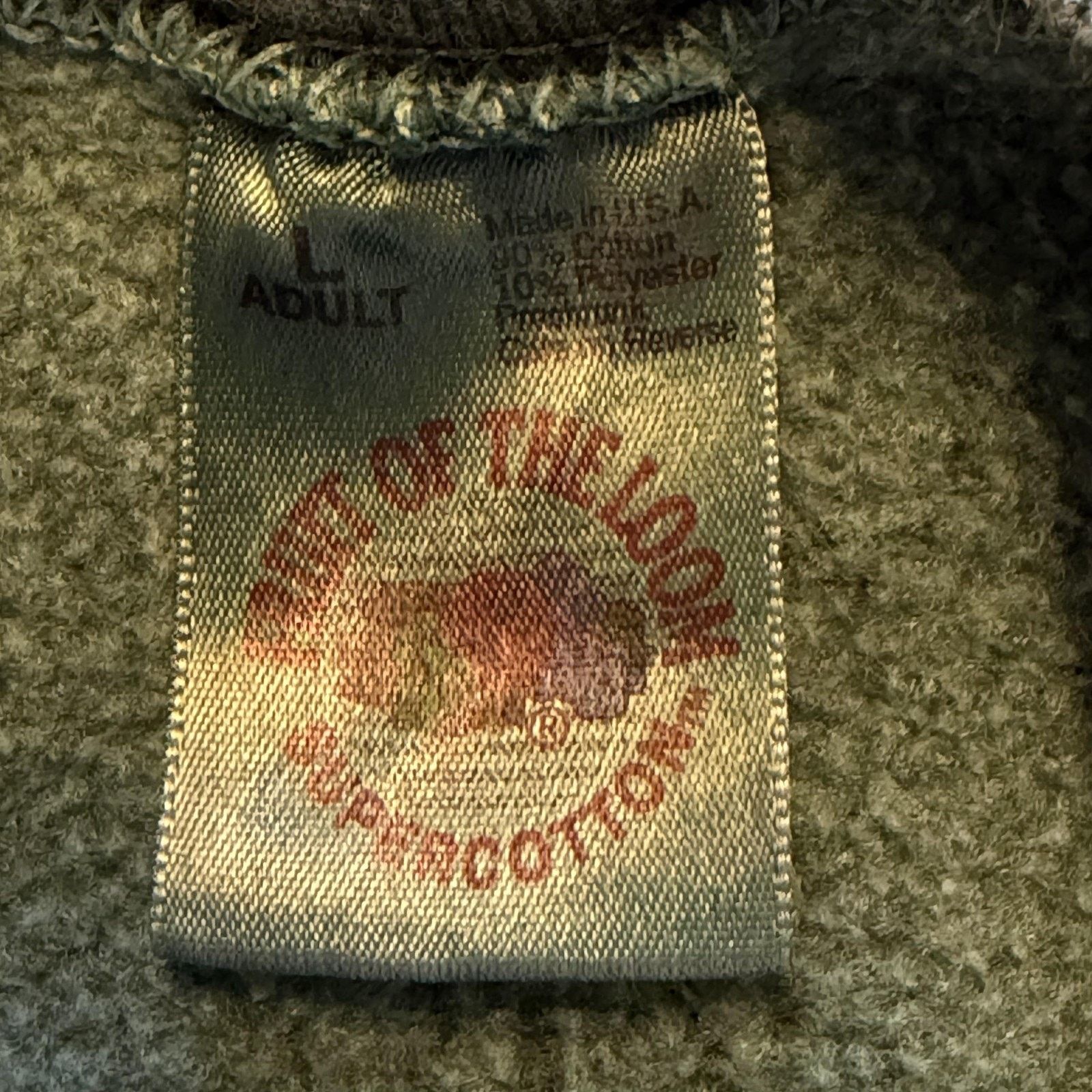 Fruit Of The Loom Vintage Fruit Of The Loom Ocean City Sweatshirt Mens L Size US L / EU 52-54 / 3 - 7 Thumbnail