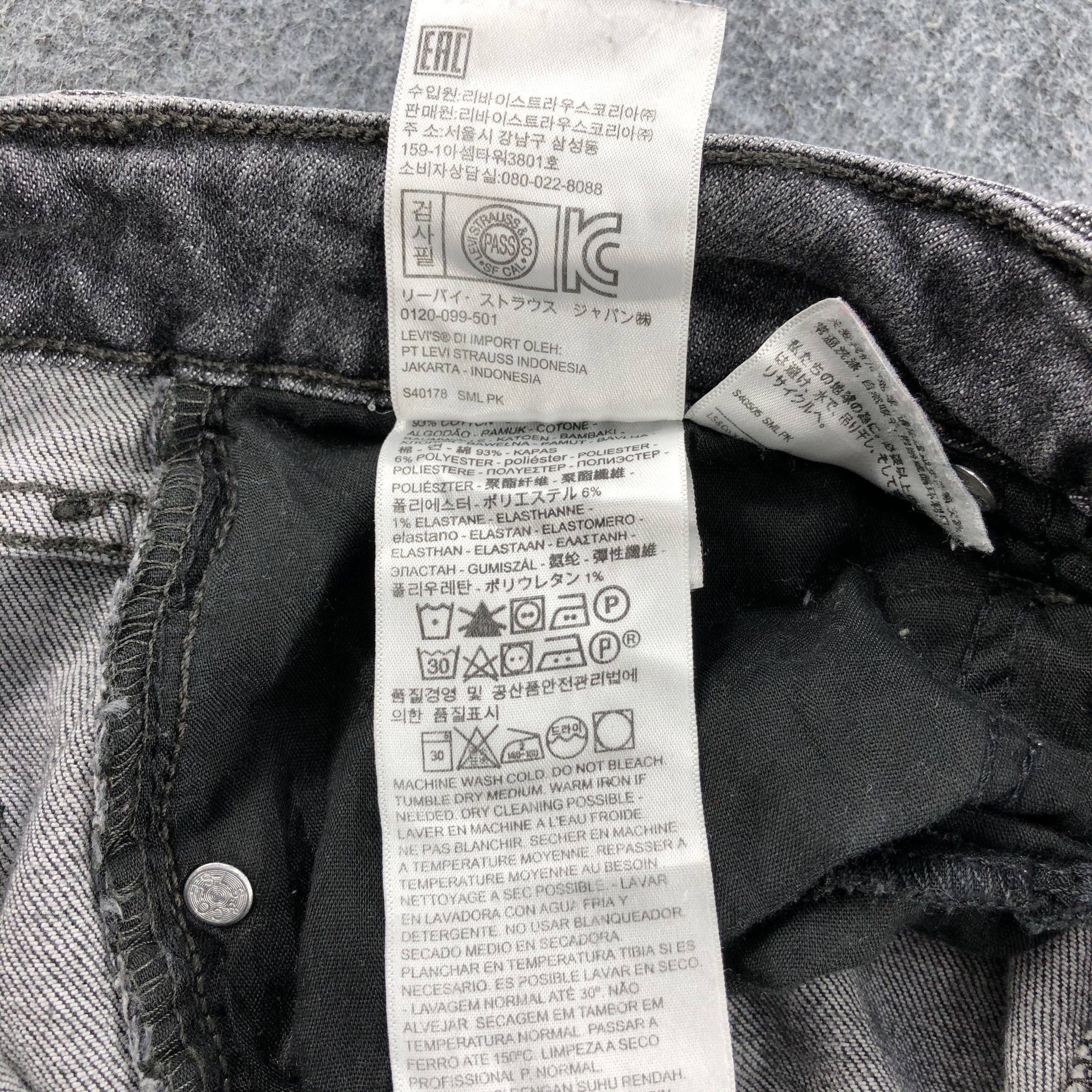 Levi's × Vintage Vintage Distress Black Levis Jeans-JM1481 Size US 28 / EU 44 - 11 Thumbnail