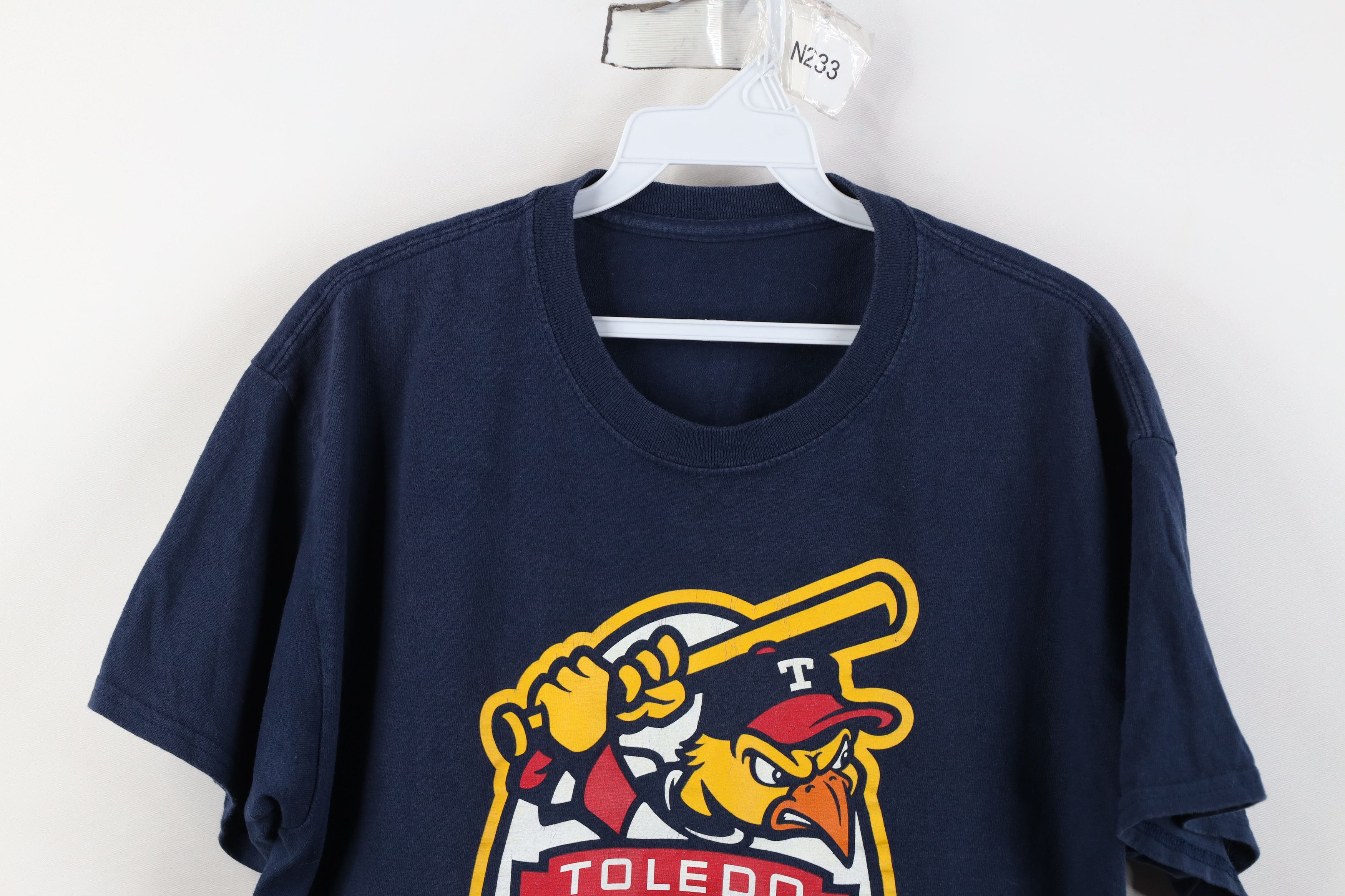 Vintage Vintage Y2K Minor League Toledo Mud Hens Baseball T-Shirt Size US L / EU 52-54 / 3 - 2 Thumbnail