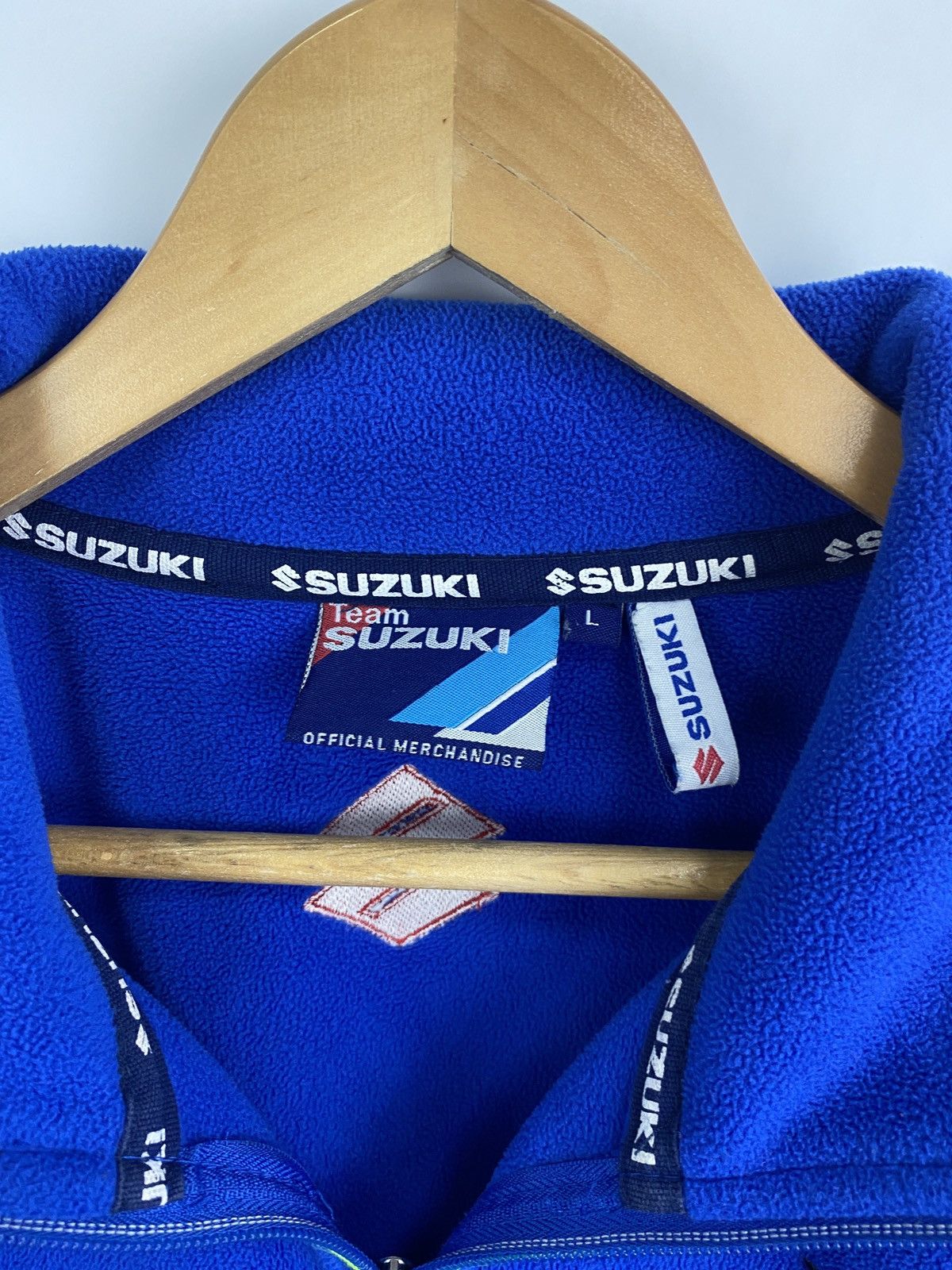 Japanese Brand 🇯🇵 Vintage Suzuki Racing Nascar Moto Fleece Retro Rare Y2K Size US L / EU 52-54 / 3 - 5 Thumbnail
