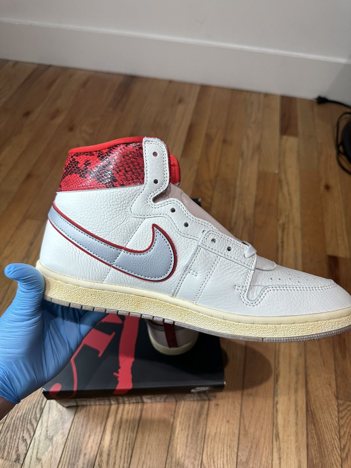 Awake NY x Jordan Air Ship PE SP University Red