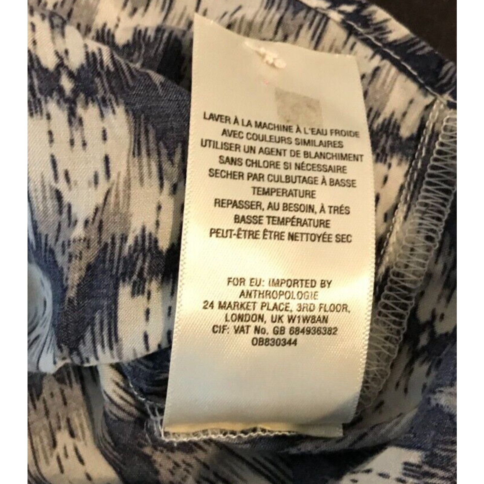 Anthropologie Anthropologie Maeve Petunia Pintucked Blue Tank - Size Small Size S / US 4 / IT 40 - 10 Thumbnail
