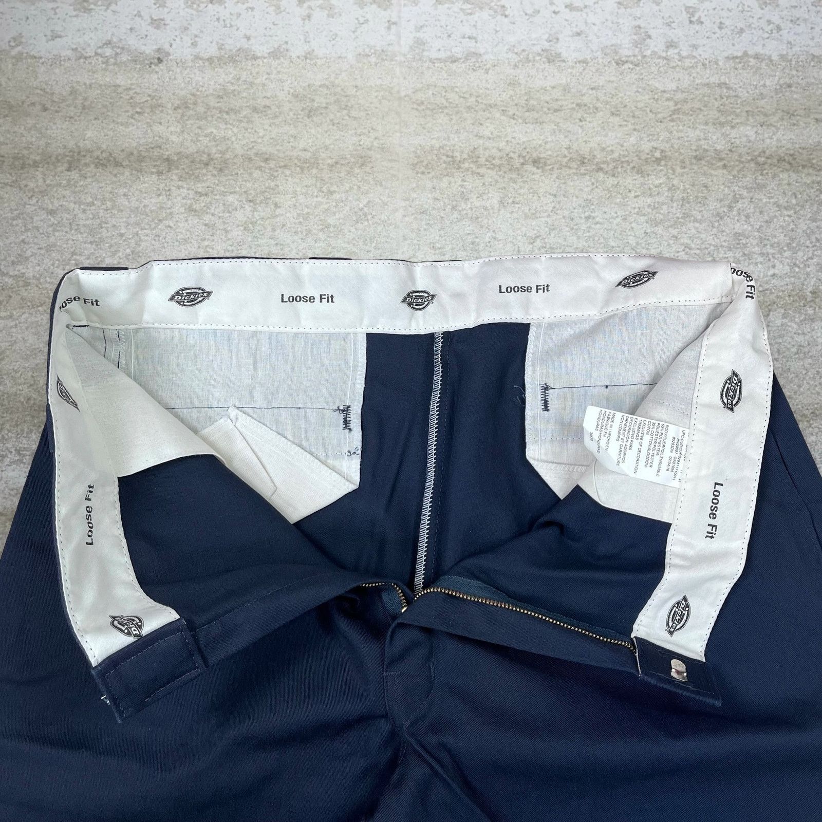 Dickies Vintage Y2K Dickies Khakis Pants 38x30 Loose Fit Navy Blue Size US 38 / EU 54 - 4 Thumbnail