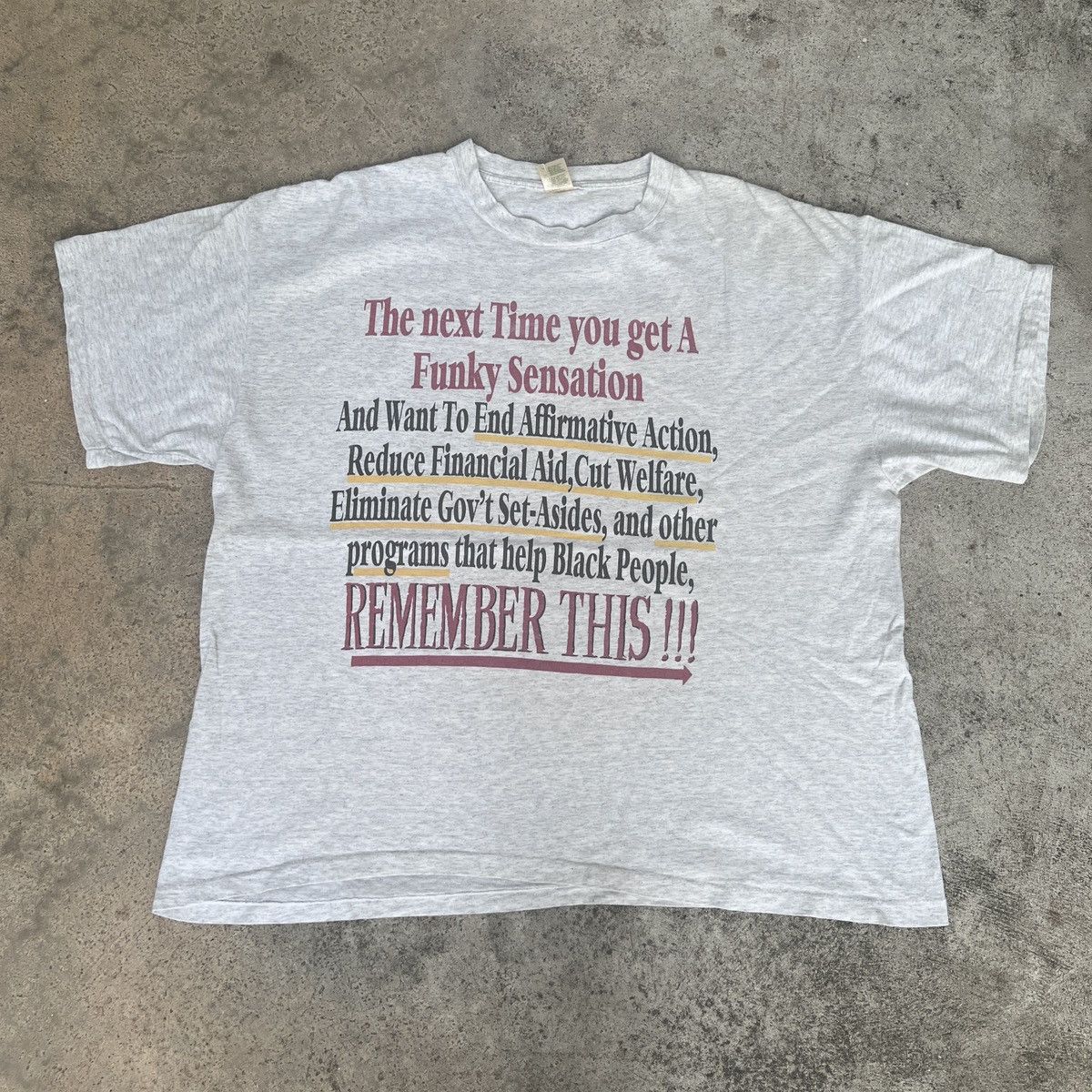 Rap Tees VTG. 90s REMEMBER THIS KUMASI KREATIONS Black History Tee XL Size US XL / EU 56 / 4 - 9 Thumbnail