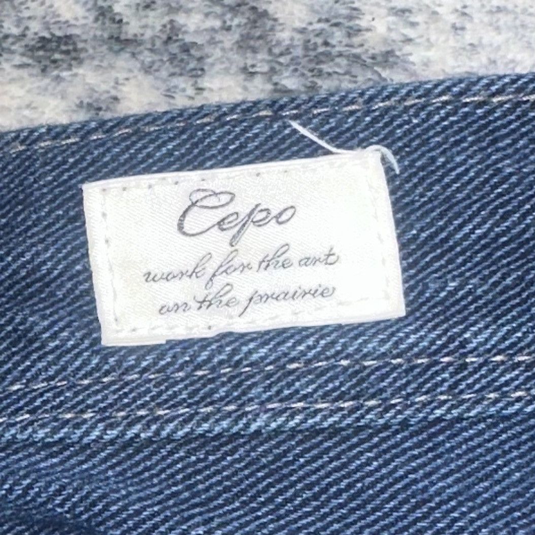 Japanese Brand CEPO Japanese Denim Jeans Straight Leg Elastic Waist Pants Size US 27 - 6 Thumbnail