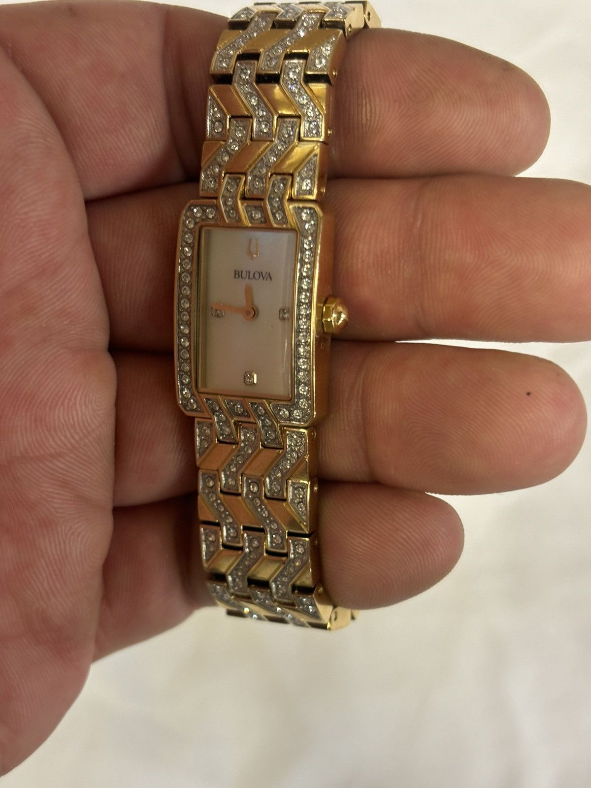 Bulova Bulova Women’s 98L301 Classic Diamond Gold Tone Womens Watch Size ONE SIZE - 3 Thumbnail