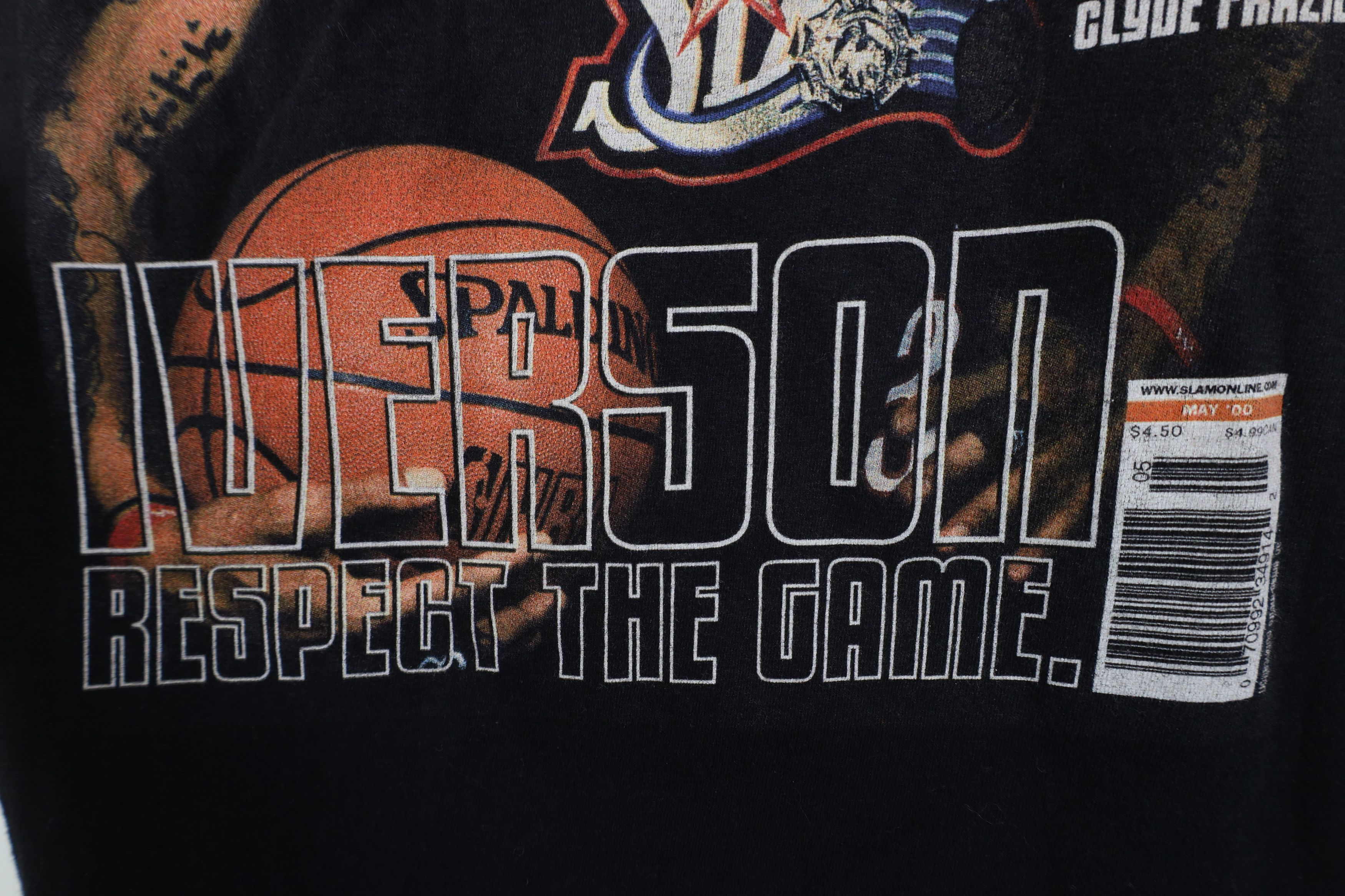 Mitchell & Ness Retro Mitchell and Ness Magazine Allen Iverson T-Shirt Black Size US S / EU 44-46 / 1 - 7 Thumbnail