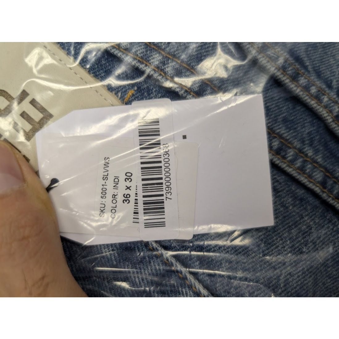 Gallery Dept. o1rshd1 Selvedge Denim Indigo Jean Pants in Blue 36x30 Size US 36 / EU 52 - 20 Thumbnail
