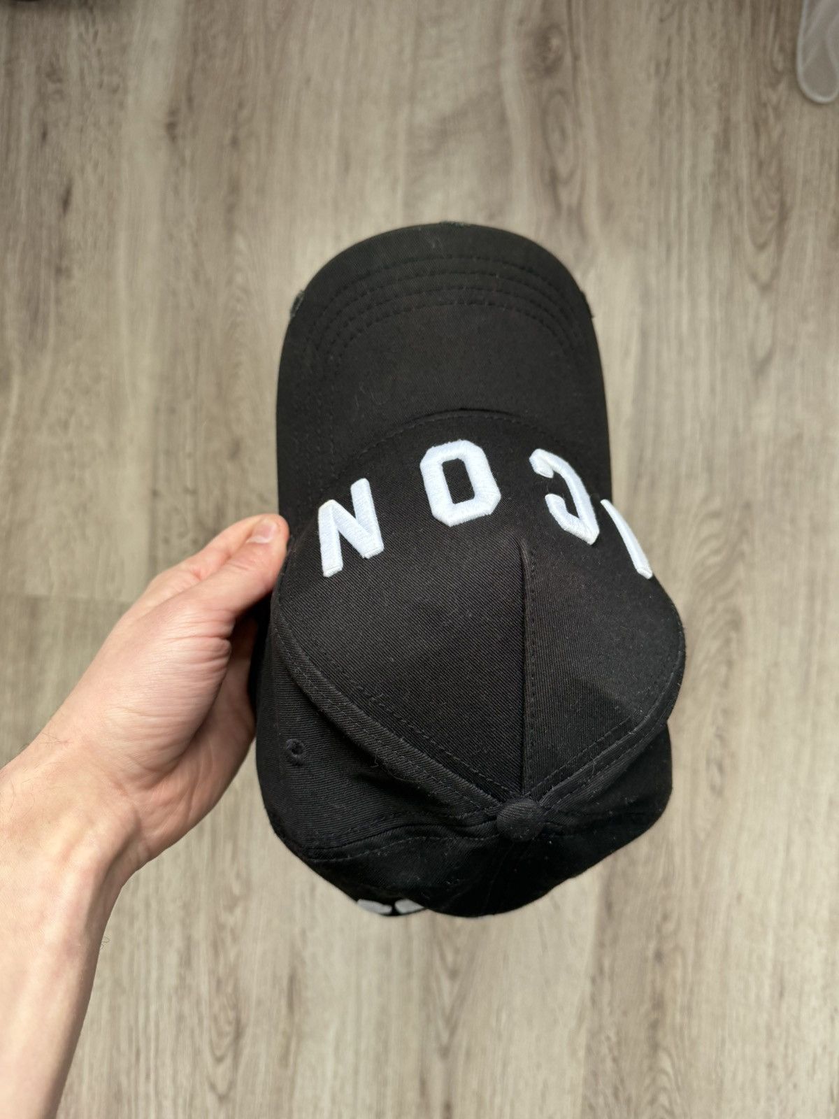 Dsquared2 DSQUARED2 ICON Logo Black Baseball Cap Adjustable Size ONE SIZE - 6 Thumbnail