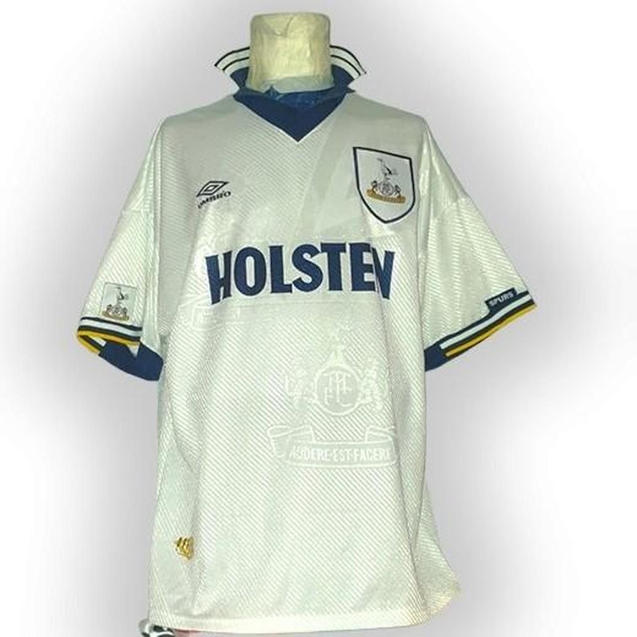 Umbro Tottenham Hotspur Spurs UK 1993 1994 1995 Home Shirt Jersey Size US XL / EU 56 / 4 - 1 Thumbnail