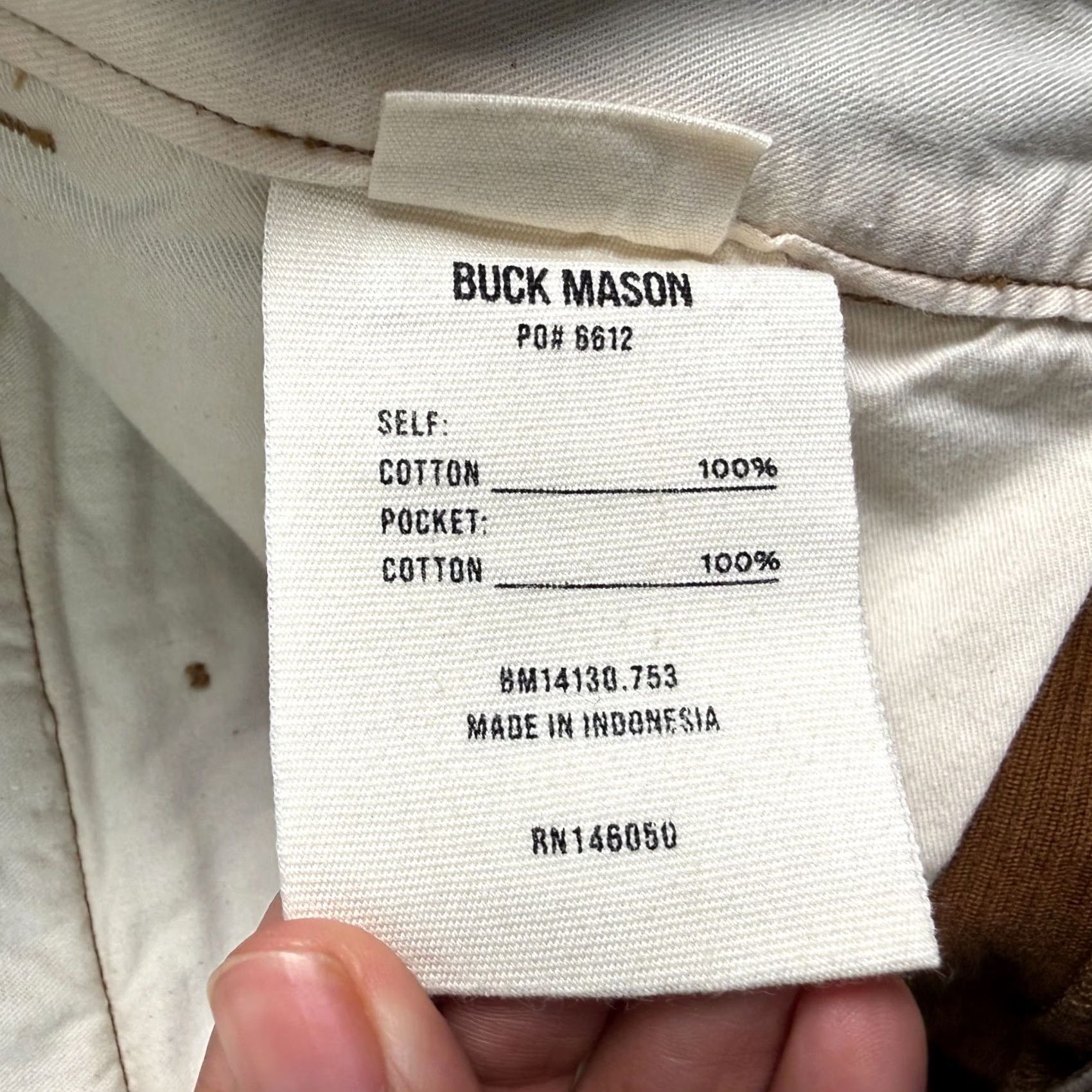 Buck Mason Buck Mason Craftsman Corduroy Pants Mens 32x27 Brown Flat Front Relaxed Straight Pants Mens Brown Corduroy Buck Mason Craftsman Vintage: No Size US 32 / EU 48 - 5 Thumbnail