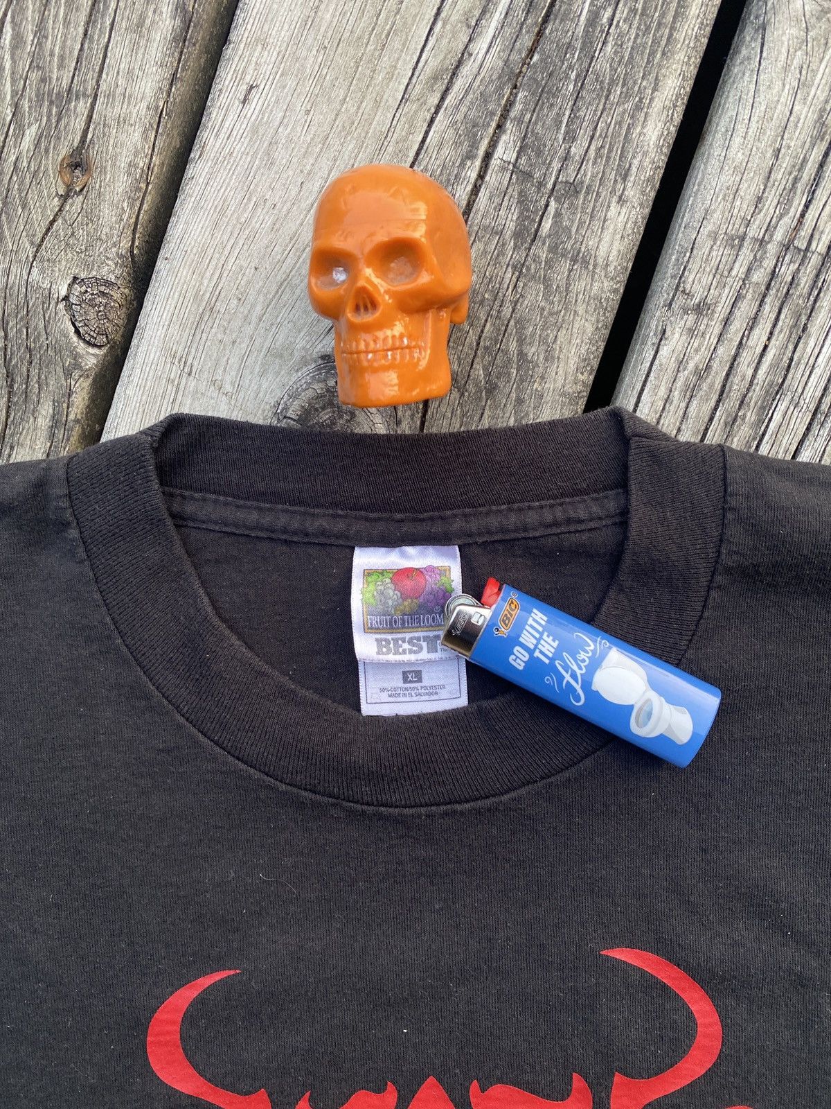 Band Tees × Fruit Of The Loom 90s Hate Furnace death metal band shirt sz XL Size US XL / EU 56 / 4 - 3 Thumbnail