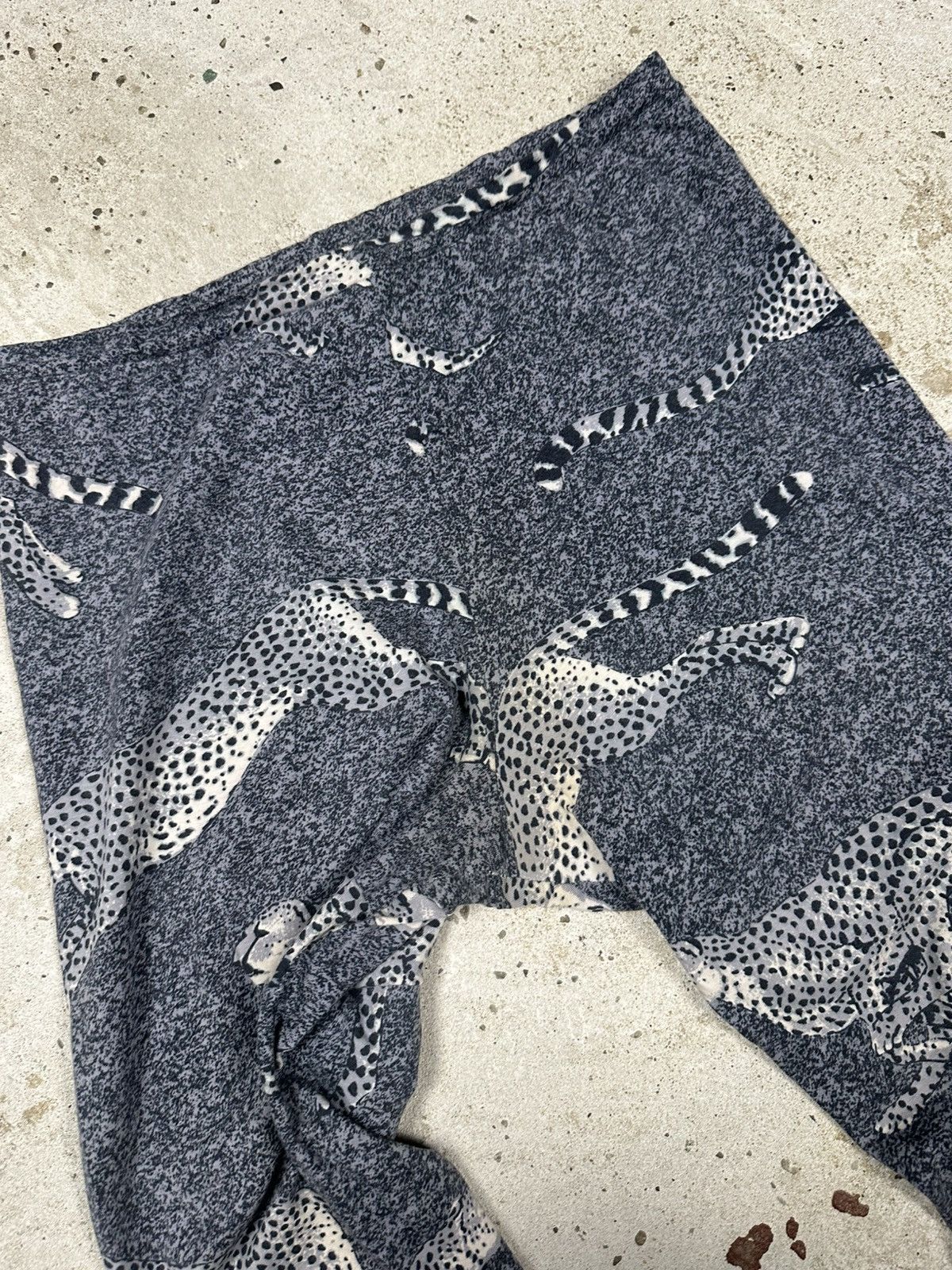 Kenzo × Vintage Vintage 90s Kenzo Jungle Gepard Print Animal Pants Leggins Size 32" / US 10 / IT 46 - 7 Thumbnail