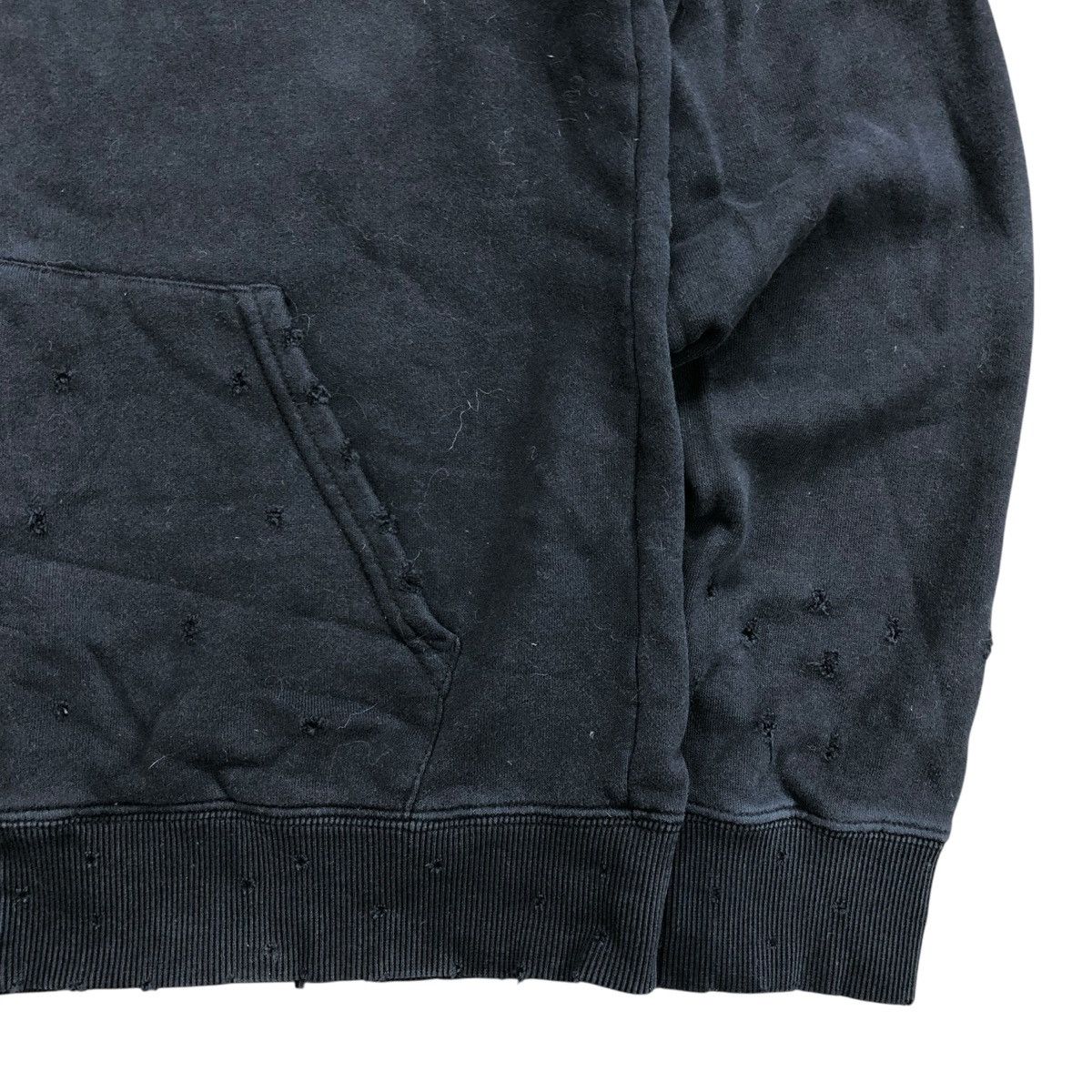 If Six Was Nine × Le Grande Bleu (L.G.B.) × Nicole Club Vintage Nicole Monsieur Embroidered Distressed Zip Hoodie Size US M / EU 48-50 / 2 - 15 Thumbnail
