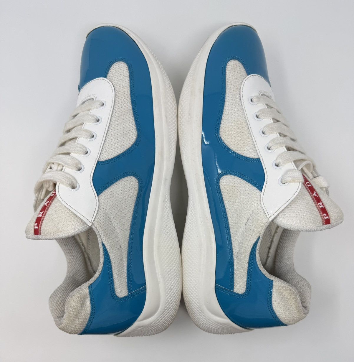 Prada Prada Americas Cup Sneaker Light Blue Size US 12 / EU 45 - 3 Thumbnail