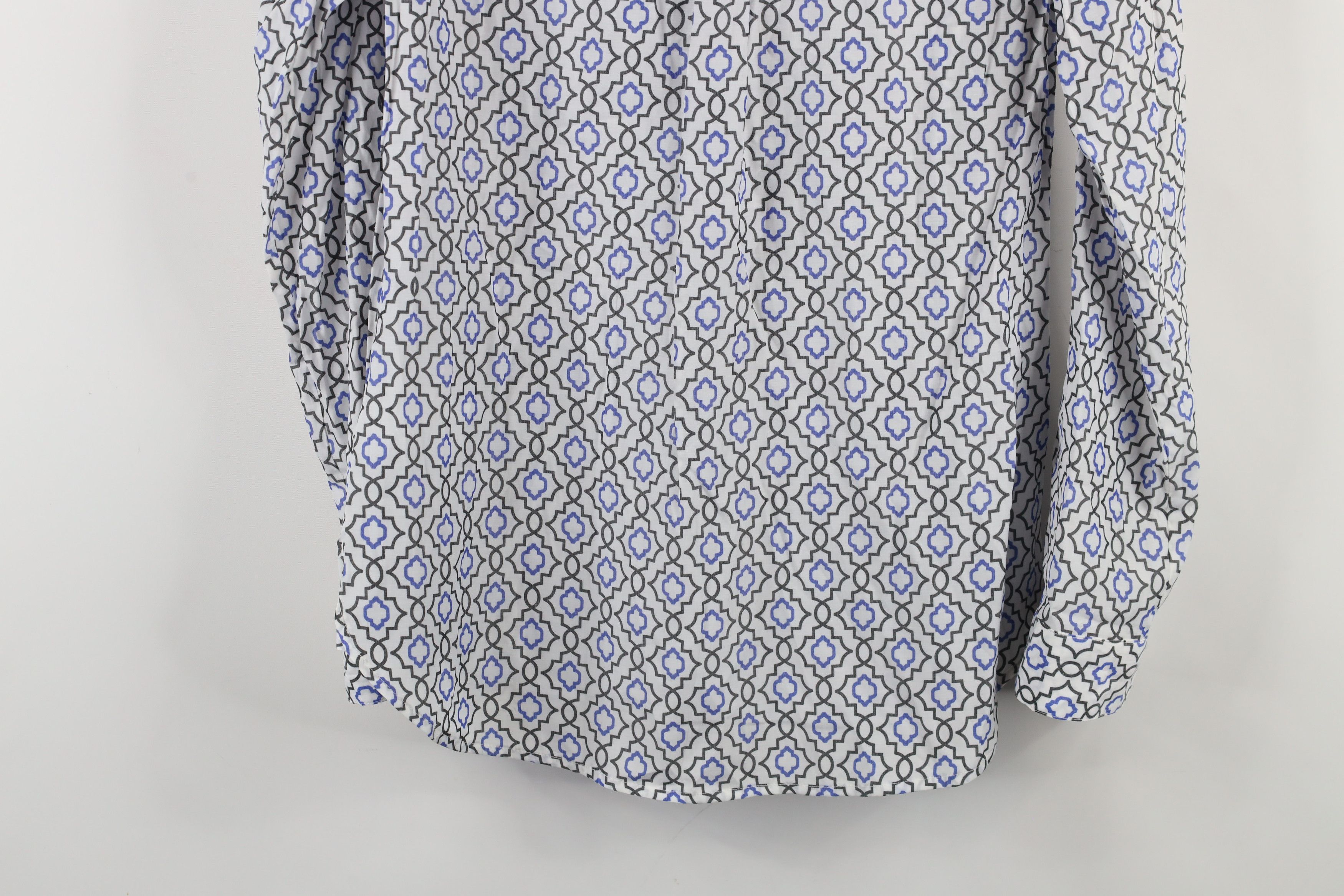 Express × Vintage New Express The City Long Sleeve Collared Button Shirt Size XS / US 0-2 / IT 36-38 - 11 Thumbnail