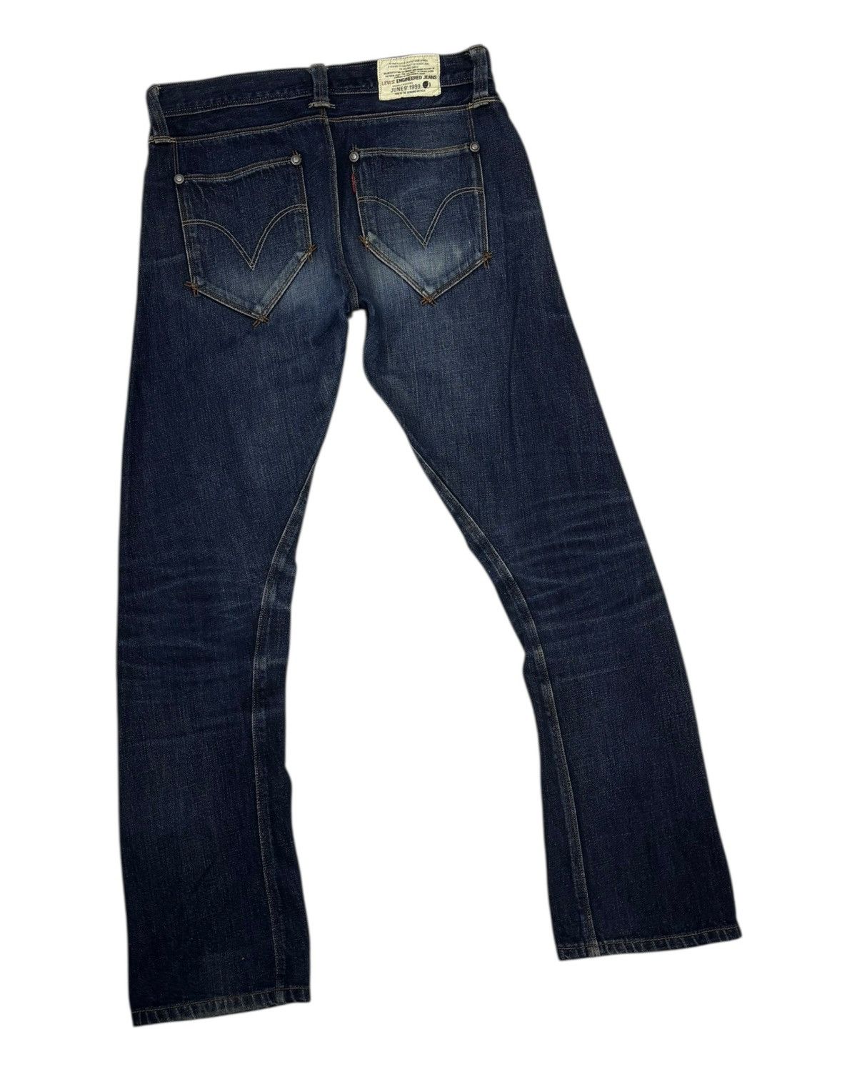 Engineered Garments × Levi's LEVIS ENGINEERED BLUE DISTRESSED DENIM JEANS Size 29" - 4 Thumbnail