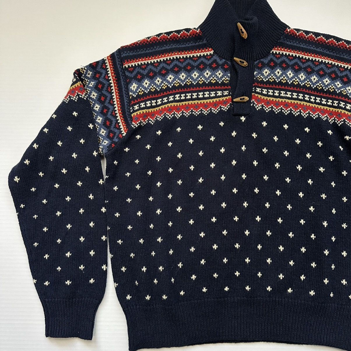 Polo Ralph Lauren Vintage Polo Ralph Lauren Nordic Fair Isle Sweater XL Size US XL / EU 56 / 4 - 3 Thumbnail
