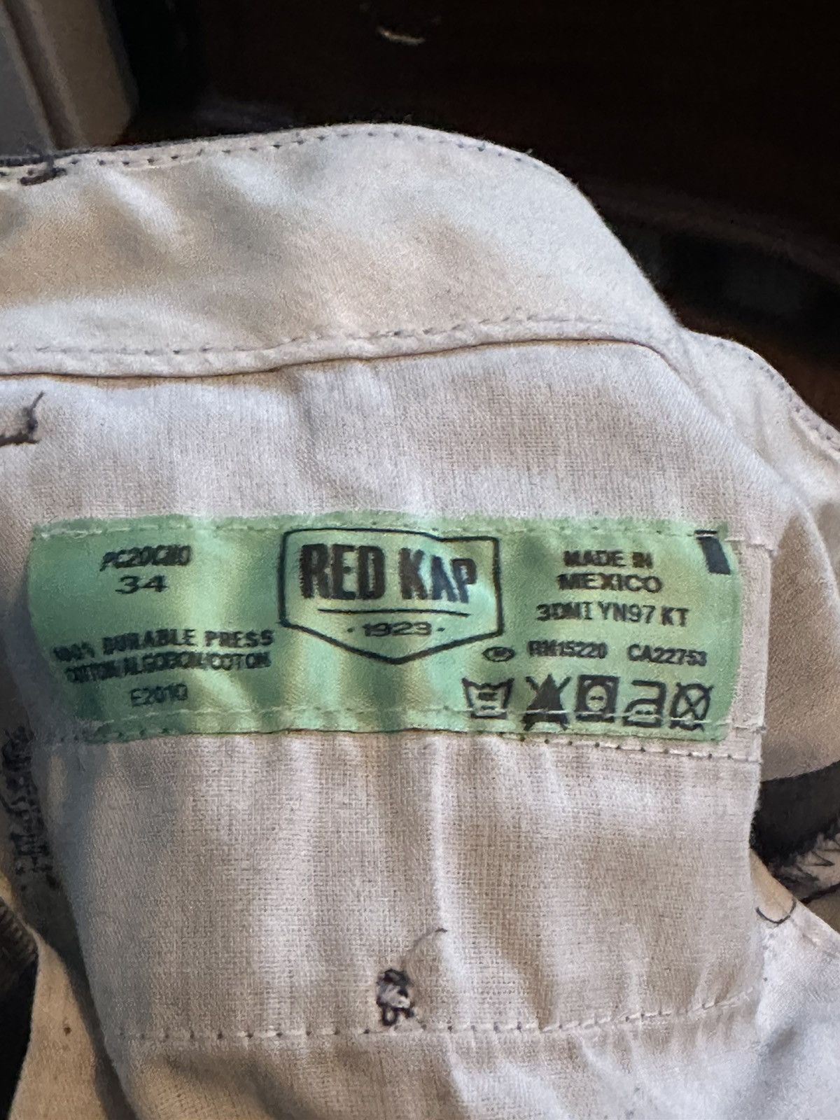 Red Kap Thrashed vintage Red Kap distressed mechanic work pants Size US 34 / EU 50 - 6 Thumbnail