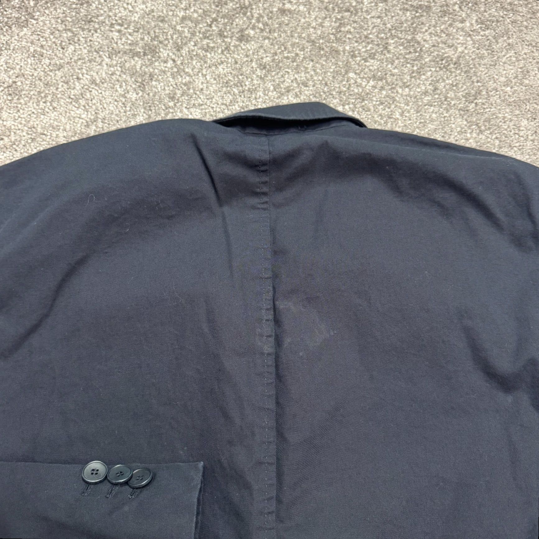 Lacoste Lacoste Sport Blazer Jacket Mens 50 Us 40R Nay Blue Cotton Notch Single Vented Size 40R - 3 Thumbnail