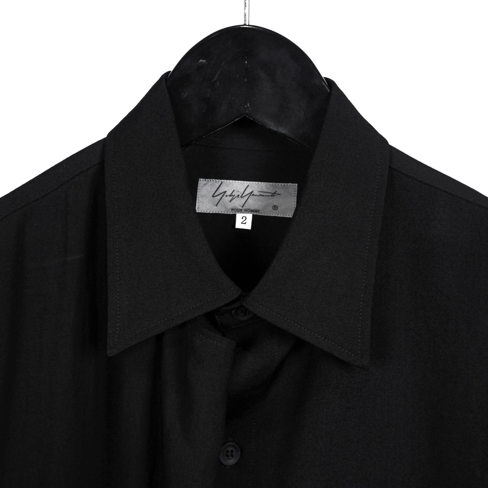 Yohji Yamamoto Yohji Yamamoto Pour Homme Gabardine Drape Cloth Layer Shirt Size US M / EU 48-50 / 2 - 9 Thumbnail