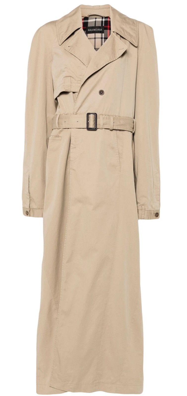 Balenciaga BALENCIAGA Deconstructed Oversized Long Trench Coat NWT Size S / US 4 / IT 40 - 2 Thumbnail