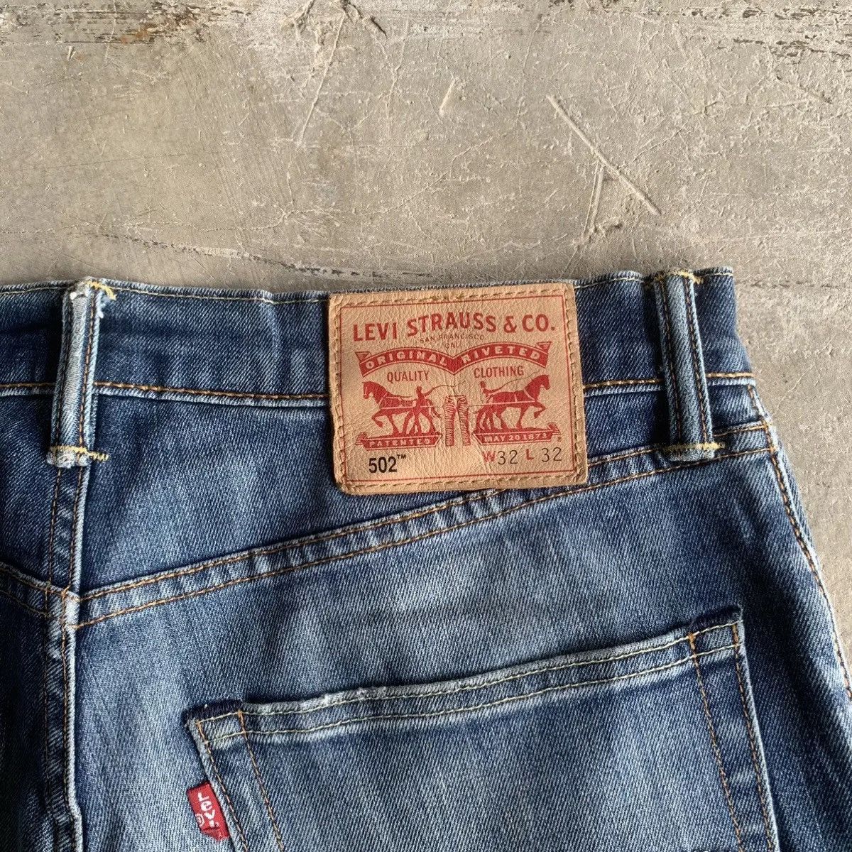 LVC Levi’s 502 Stretchable Jeans Distressed Denim Pants Waist 32 Size US 32 / EU 48 - 15 Thumbnail