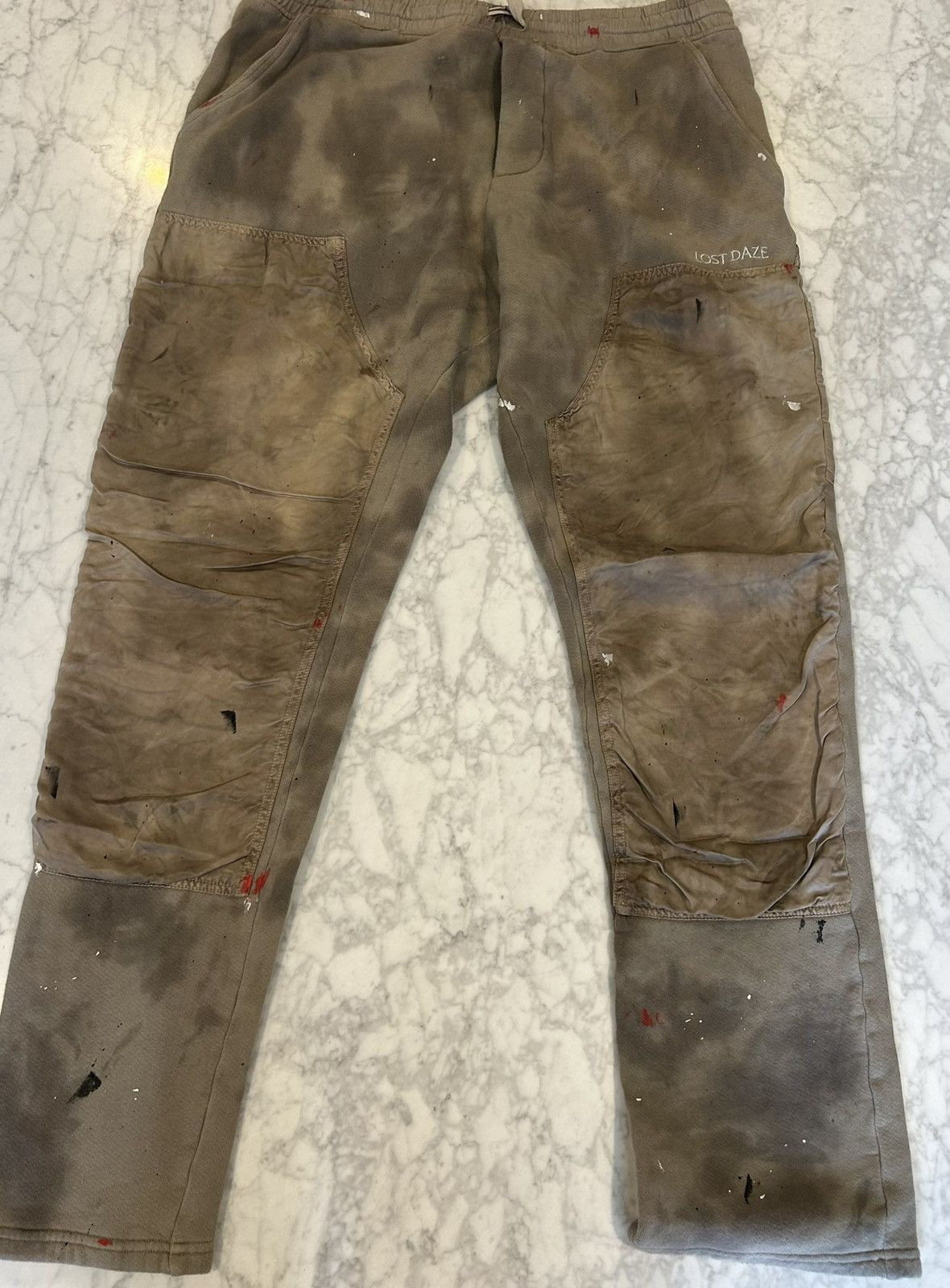 Lost Daze Lost Daze Double Knee Sweatpants Size US 44 / EU 60 - 1 Thumbnail