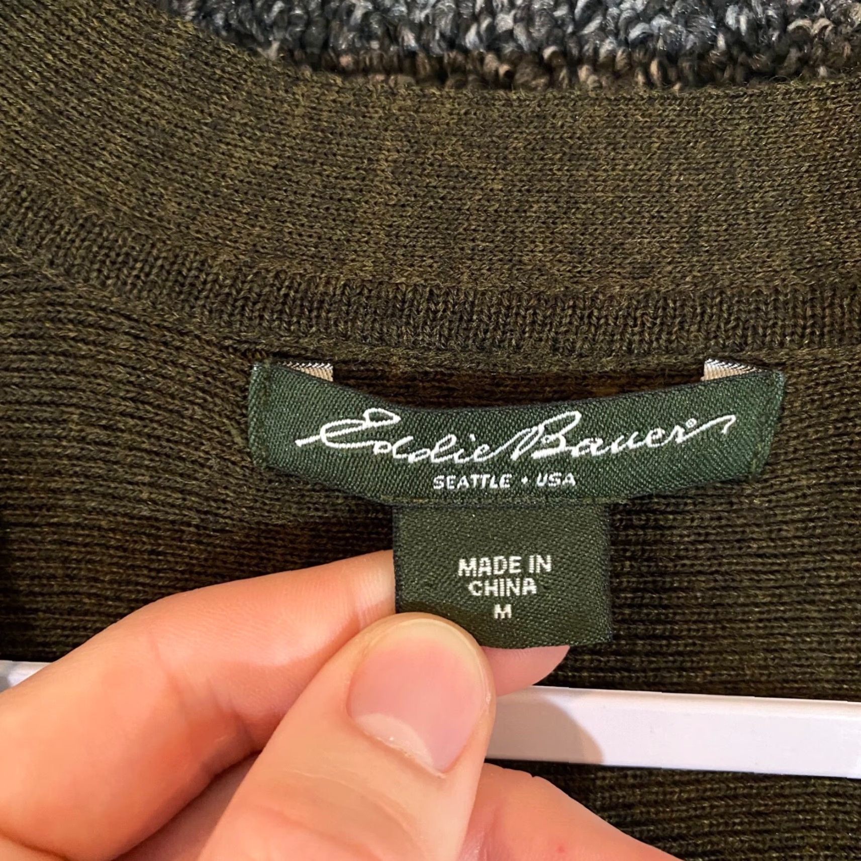 Eddie Bauer Eddie Bauer Sweater Womens Medium Brown Wool Blend Button Cardigan Knit Size M / US 6-8 / IT 42-44 - 3 Thumbnail