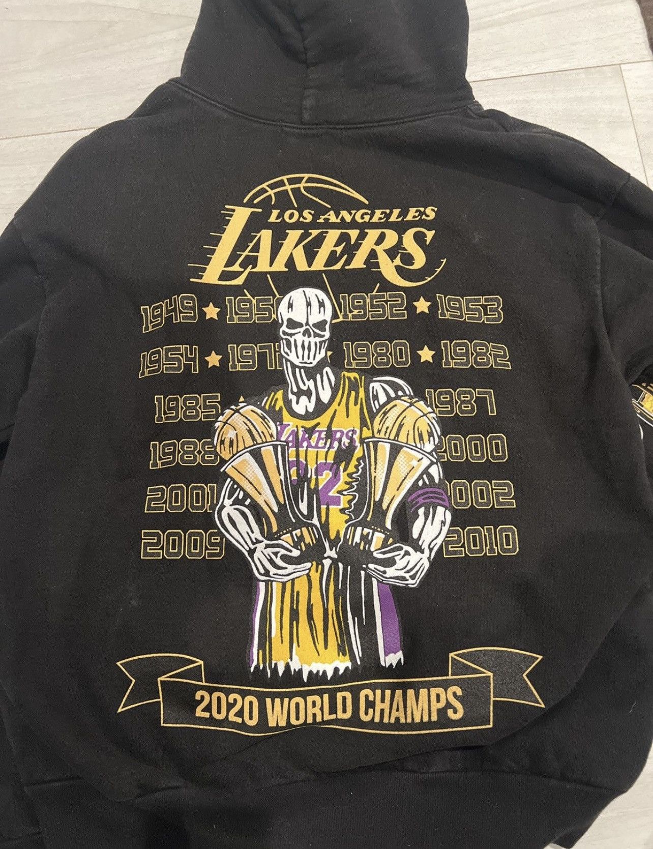 Warren Lotas Warren Lotas Lakers Chamionship Limited Hoodie Size US M / EU 48-50 / 2 - 2 Thumbnail