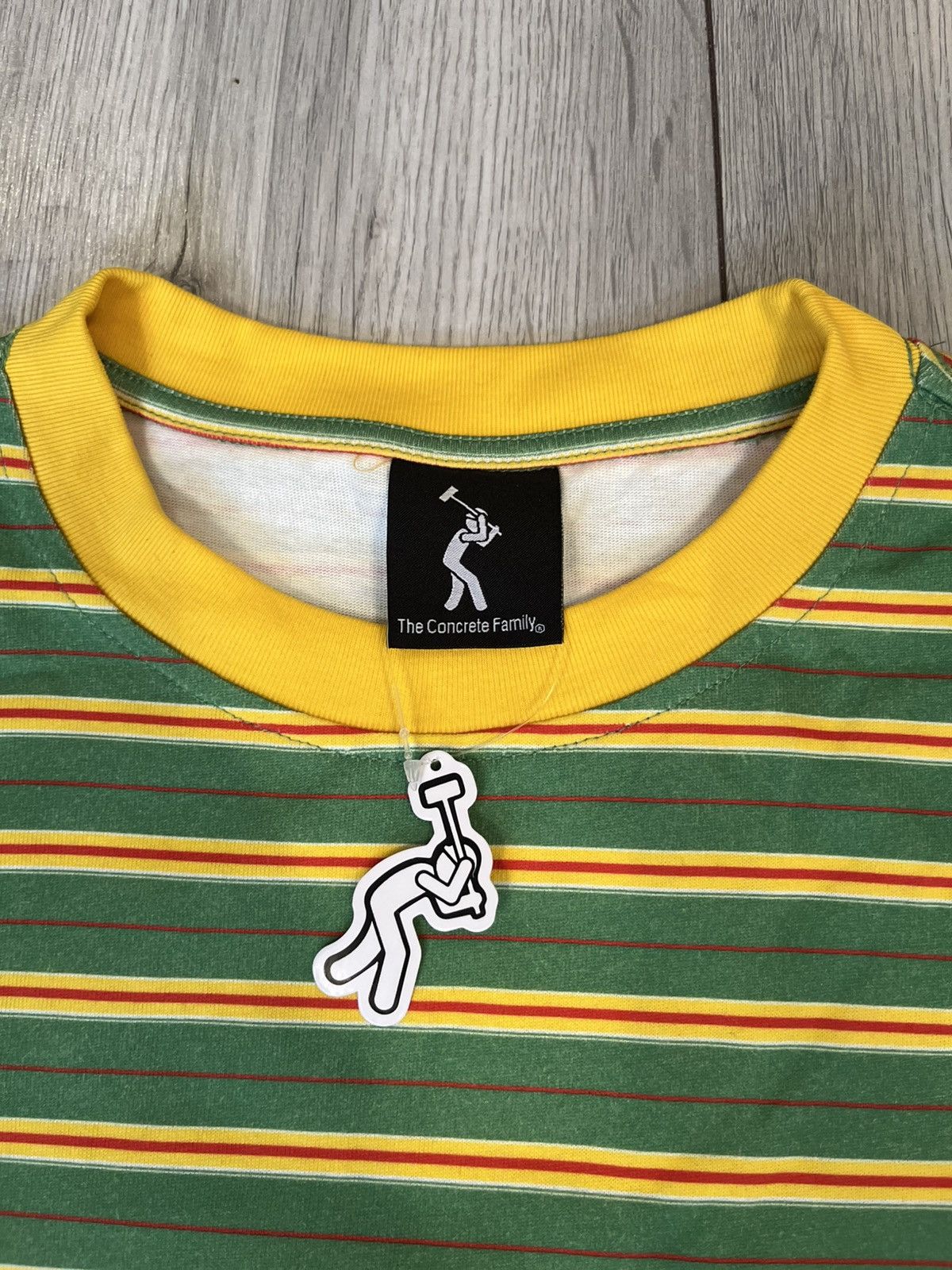 Lil Yachty Concrete Boys Working Man Stripe Tee T-Shirt