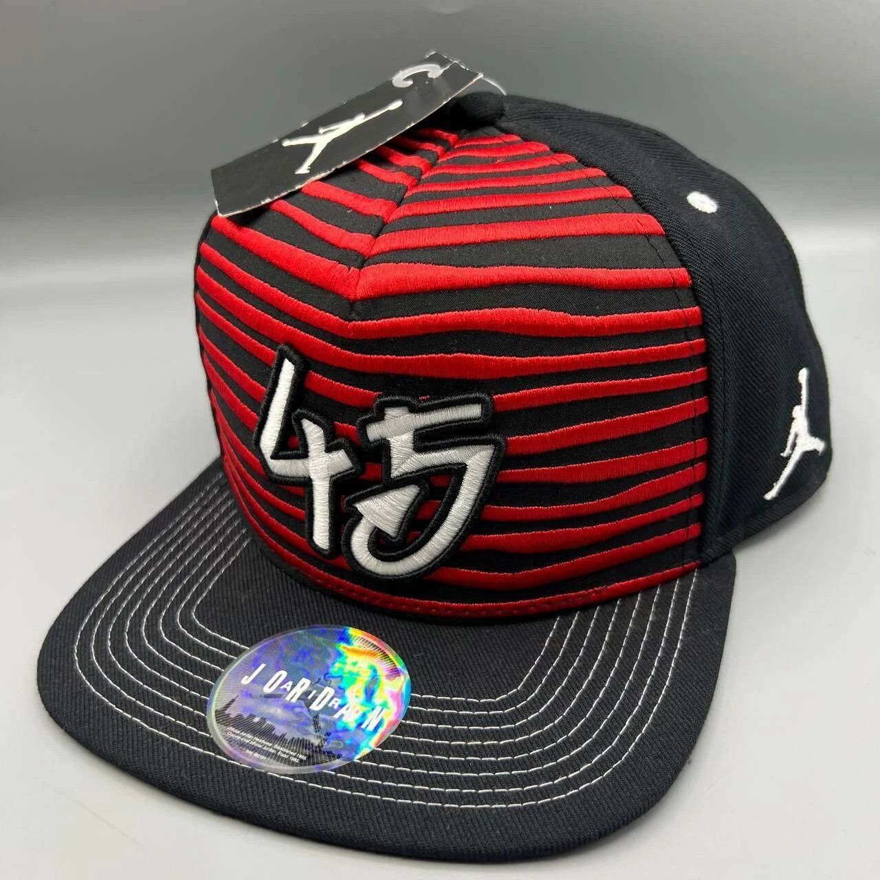 Jordan Brand Air Jordan 10 Hat Men Baron 45 Jumpman Snap Back Cap Men New Size ONE SIZE - 1 Thumbnail