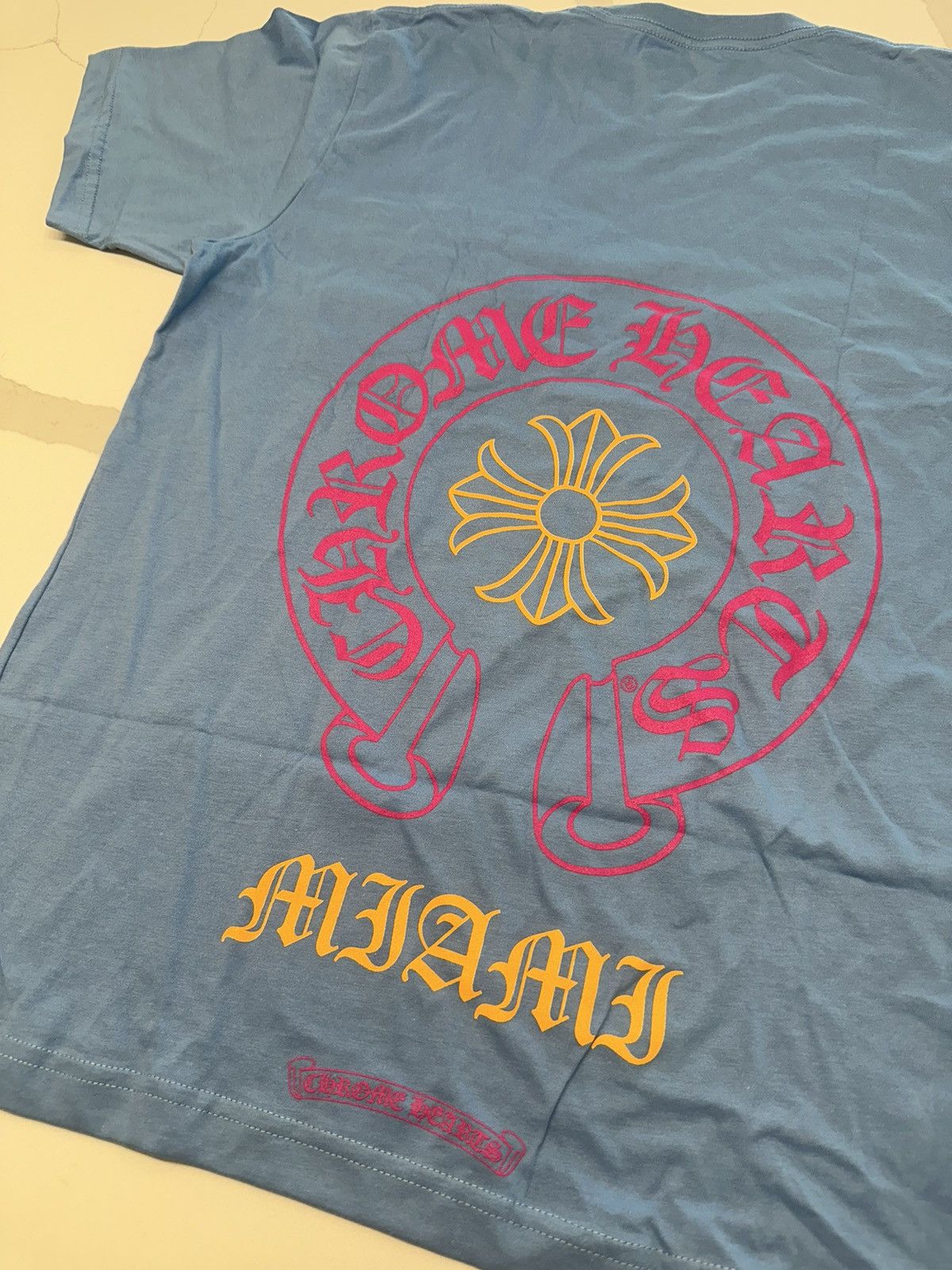 Chrome Hearts 🔥Chrome Hearts Miami Art Basel Blue Tee🔥 Size US M / EU 48-50 / 2 - 6 Thumbnail