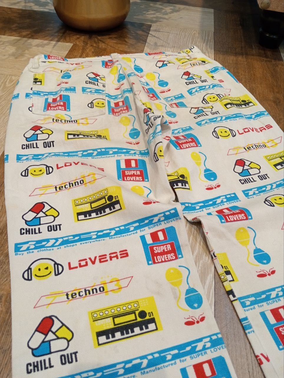 Super Lovers VINTAGE SUPER LOVERS OVERPRINT PANTS Size US 28 / EU 44 - 9 Thumbnail