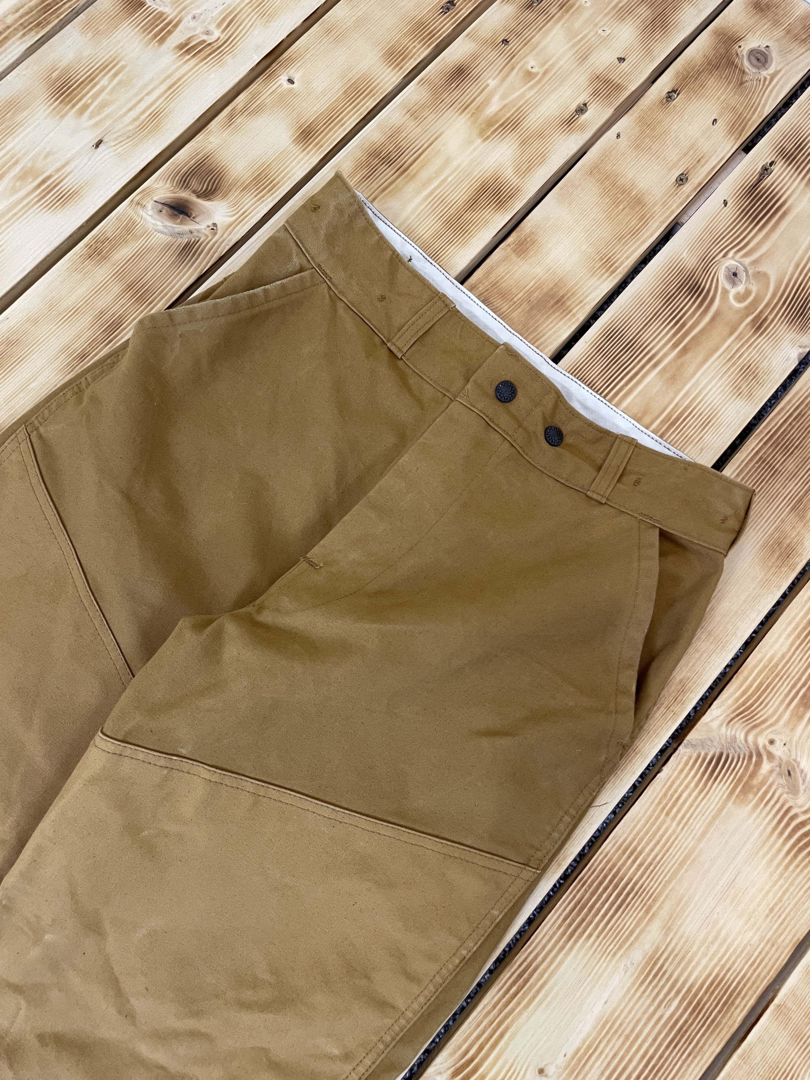 Redhead Vintage 80s Redhead BoneDry Hunting Canvas Double Knee Pants Size US 30 / EU 46 - 2 Thumbnail