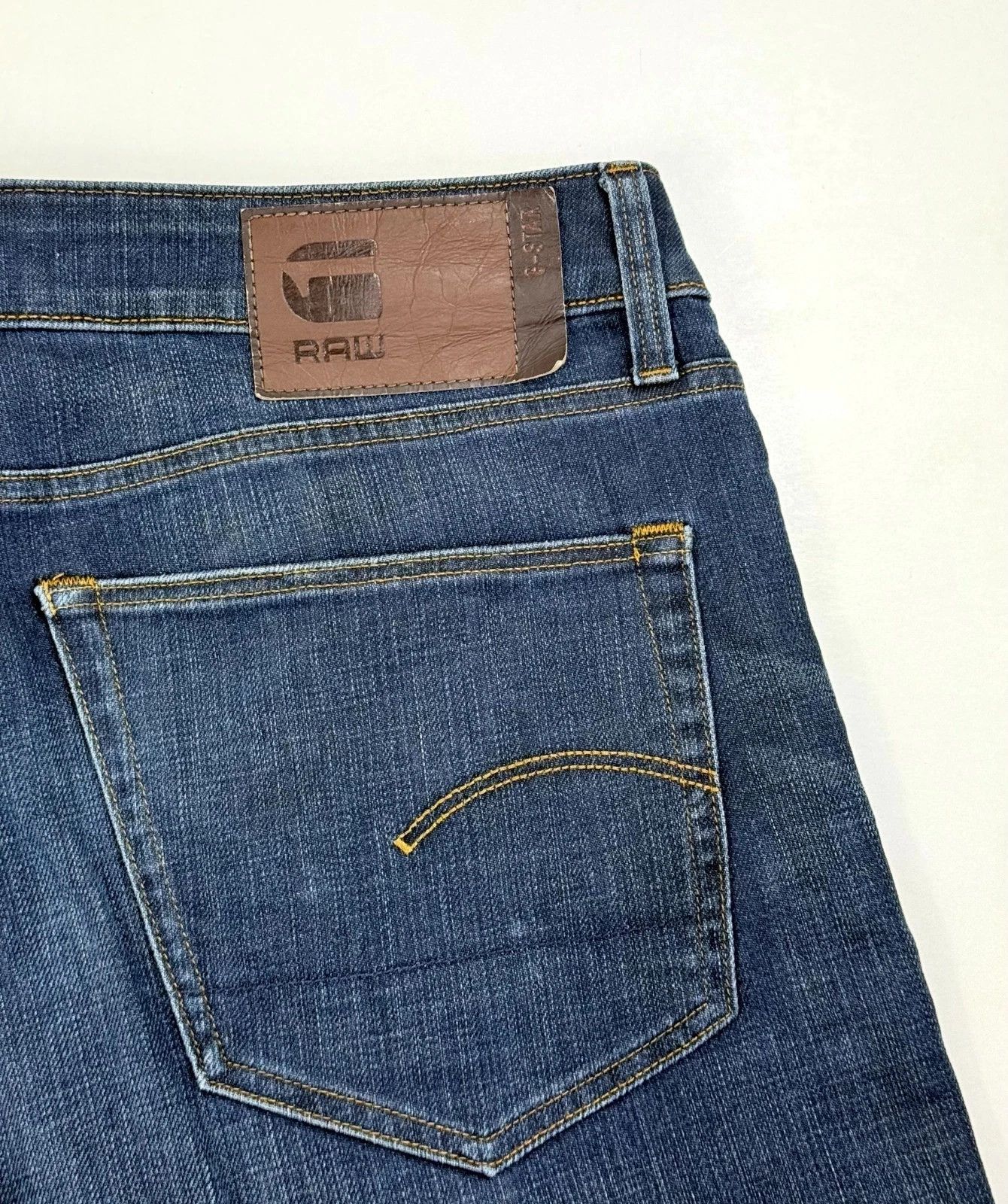 G-Star G-STAR Raw 3301 Deconstructed Slim Dark Blue Jeans 34x34 Size US 34 / EU 50 - 4 Thumbnail