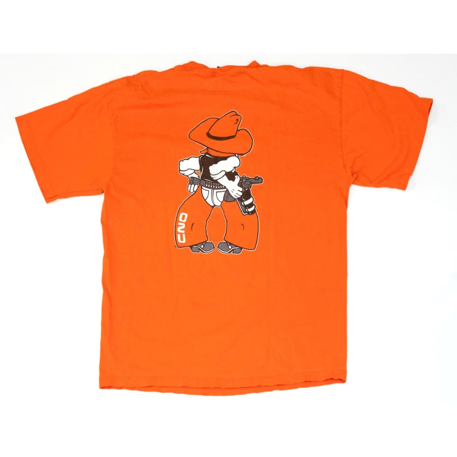 Jansport VINTAGE Oklahoma State Cowboys T-Shirt XL OSU Double Sided Western College Tee Mens Size US XL / EU 56 / 4 - 4 Thumbnail