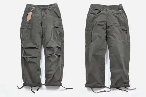 Jean 20SS Indigo Union Japan Olive Washed Jungle Worker Pants Size US 33 - 2 Thumbnail